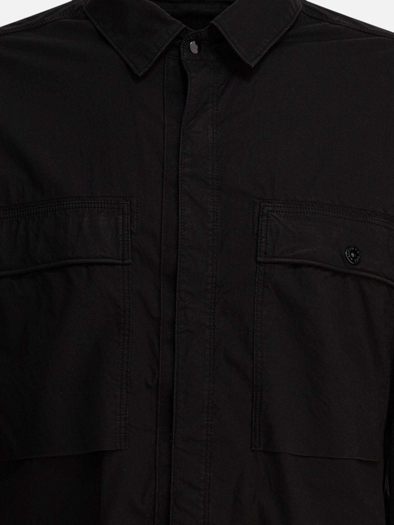 Overshirt jackets Logo  Black - Stone Island Men | PDP | VIETTI Online Store | thumbnail_3