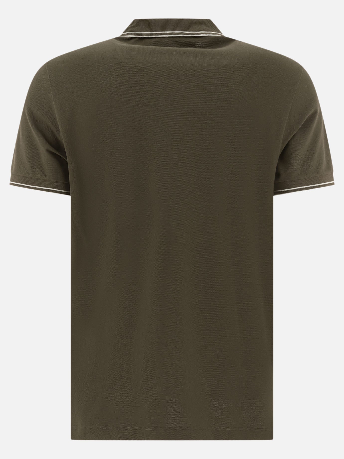 Stone Island Organic cotton and pique polo shirt Green