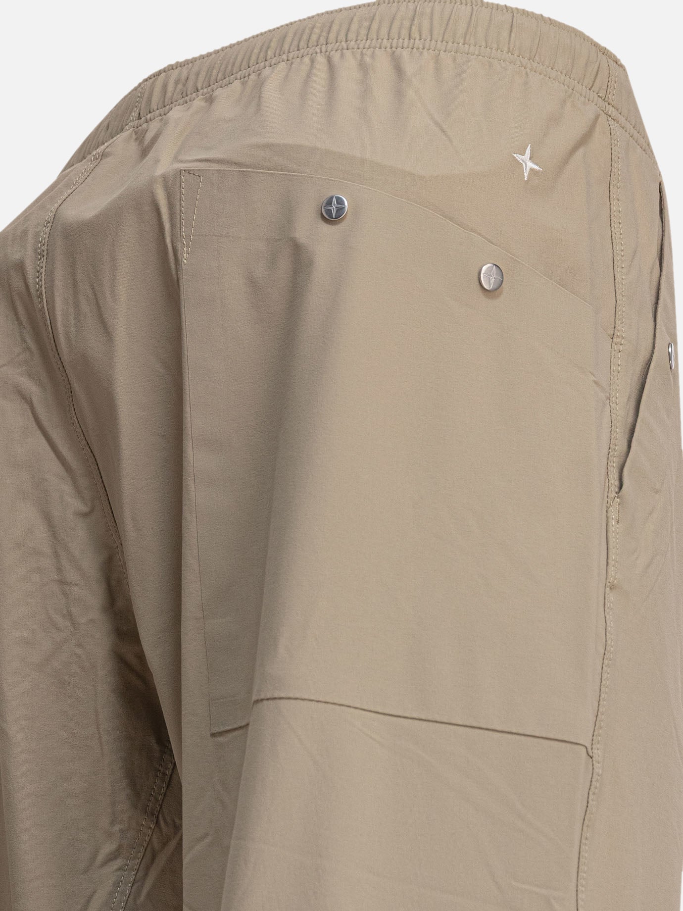Bi-stretch nylon jogger trousers