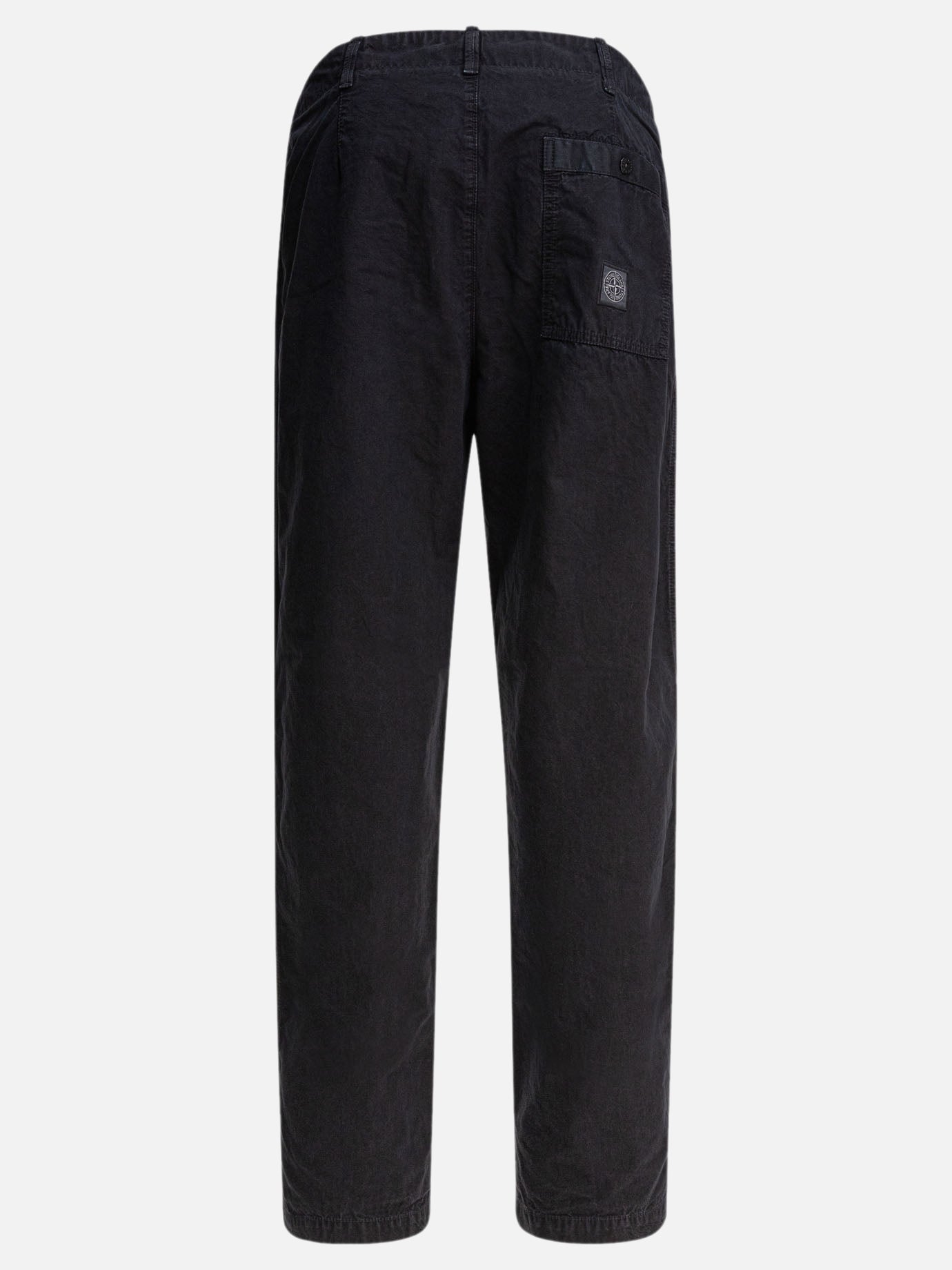 Stone Island "Old" effect fatigue trousers Blue