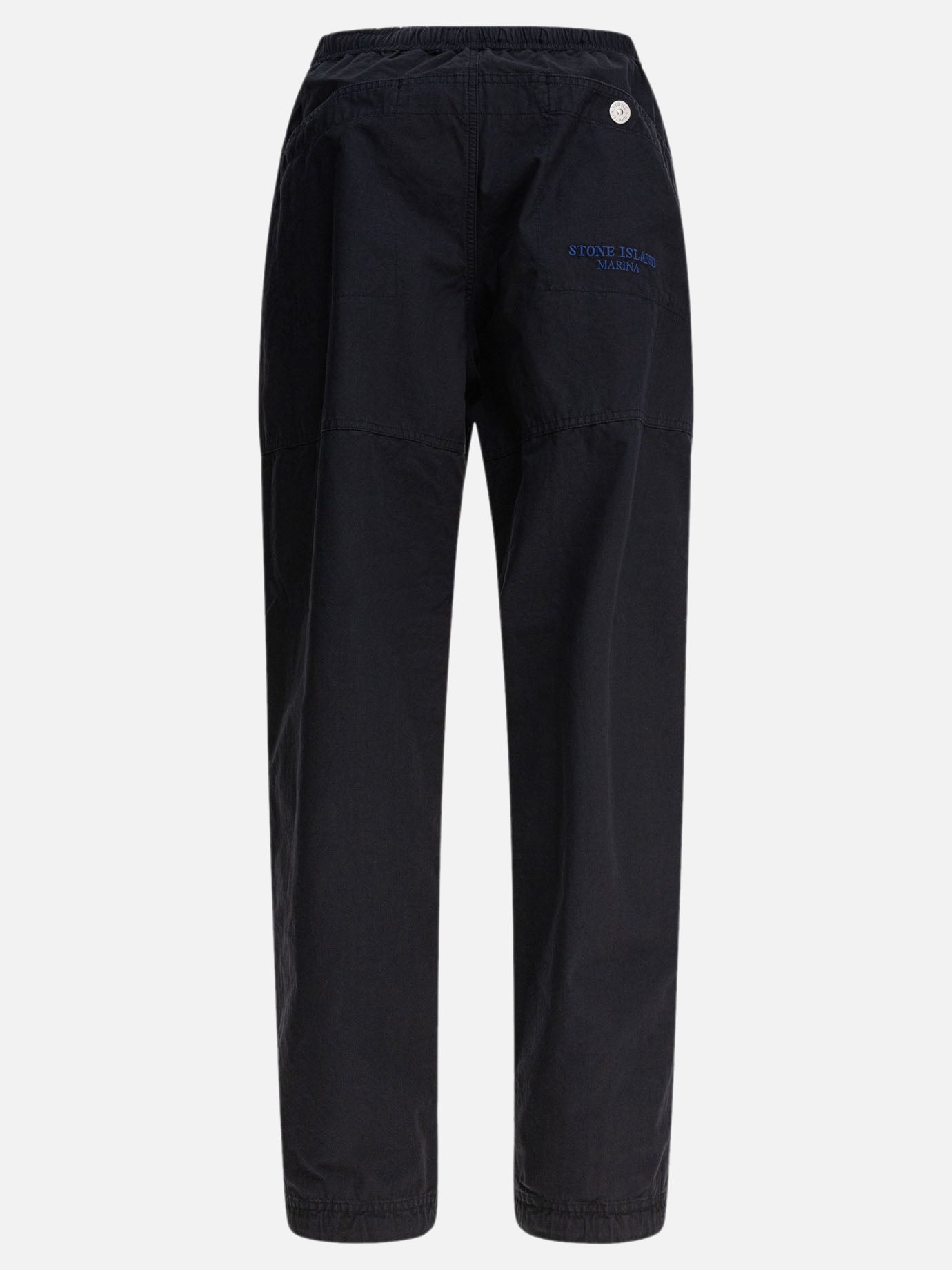 Stone Island Organic cotton canvas jogger trousers 18810149_30 Blue thumbnail_2