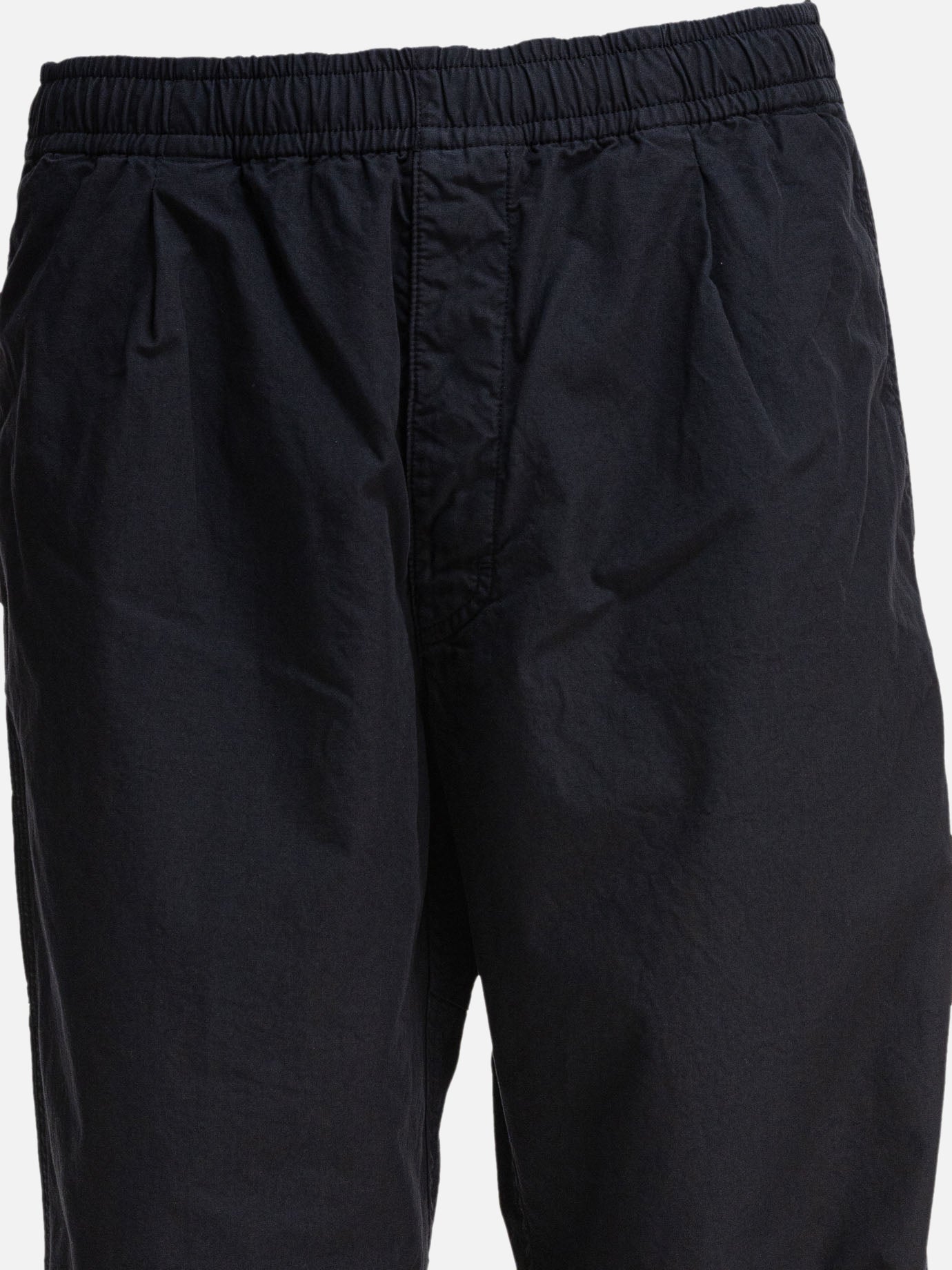 Stone Island Organic cotton canvas jogger trousers 18810149_30 Blue thumbnail_3