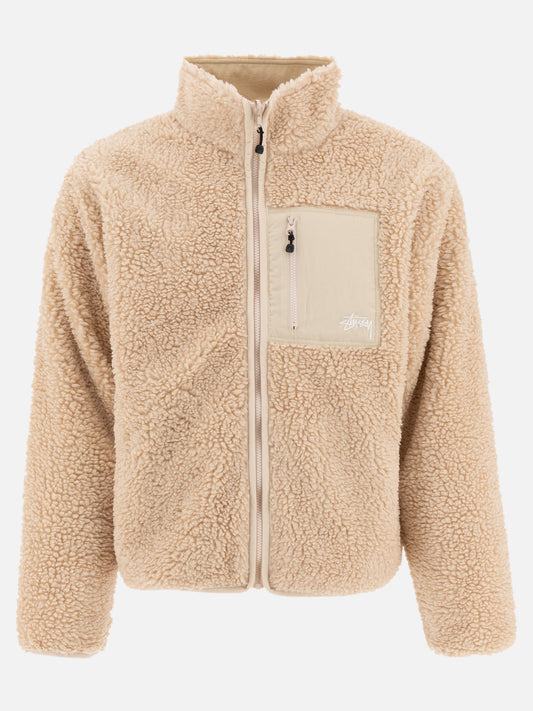 Stüssy "Sherpa" reversible jacket 16864776_S Beige 1