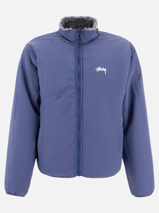 Stüssy "Sherpa" reversible jacket 13444495_M Blue 2