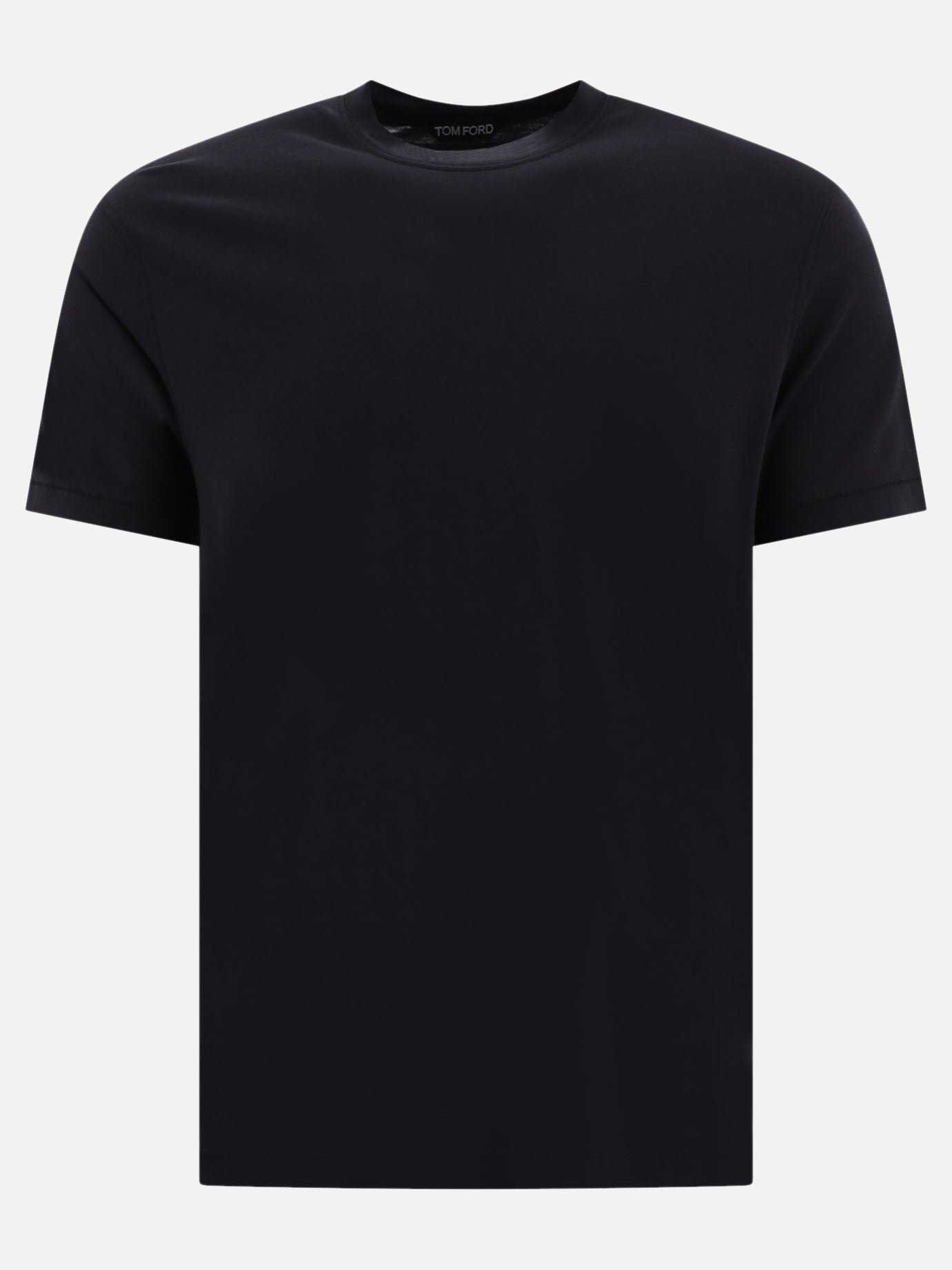 Crewneck t-shirts Solid colour  Black - Tom Ford Men | PDP | VIETTI Online Store | thumbnail
