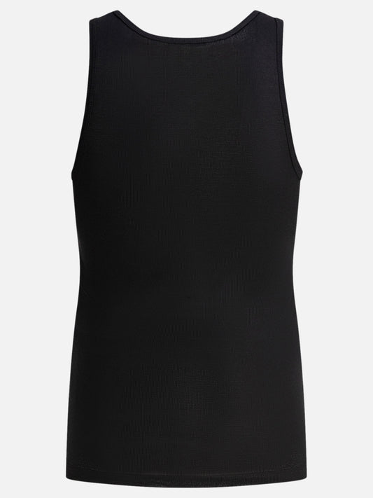 Tom Ford Cotton and modal tank top 14754498_M Black 2