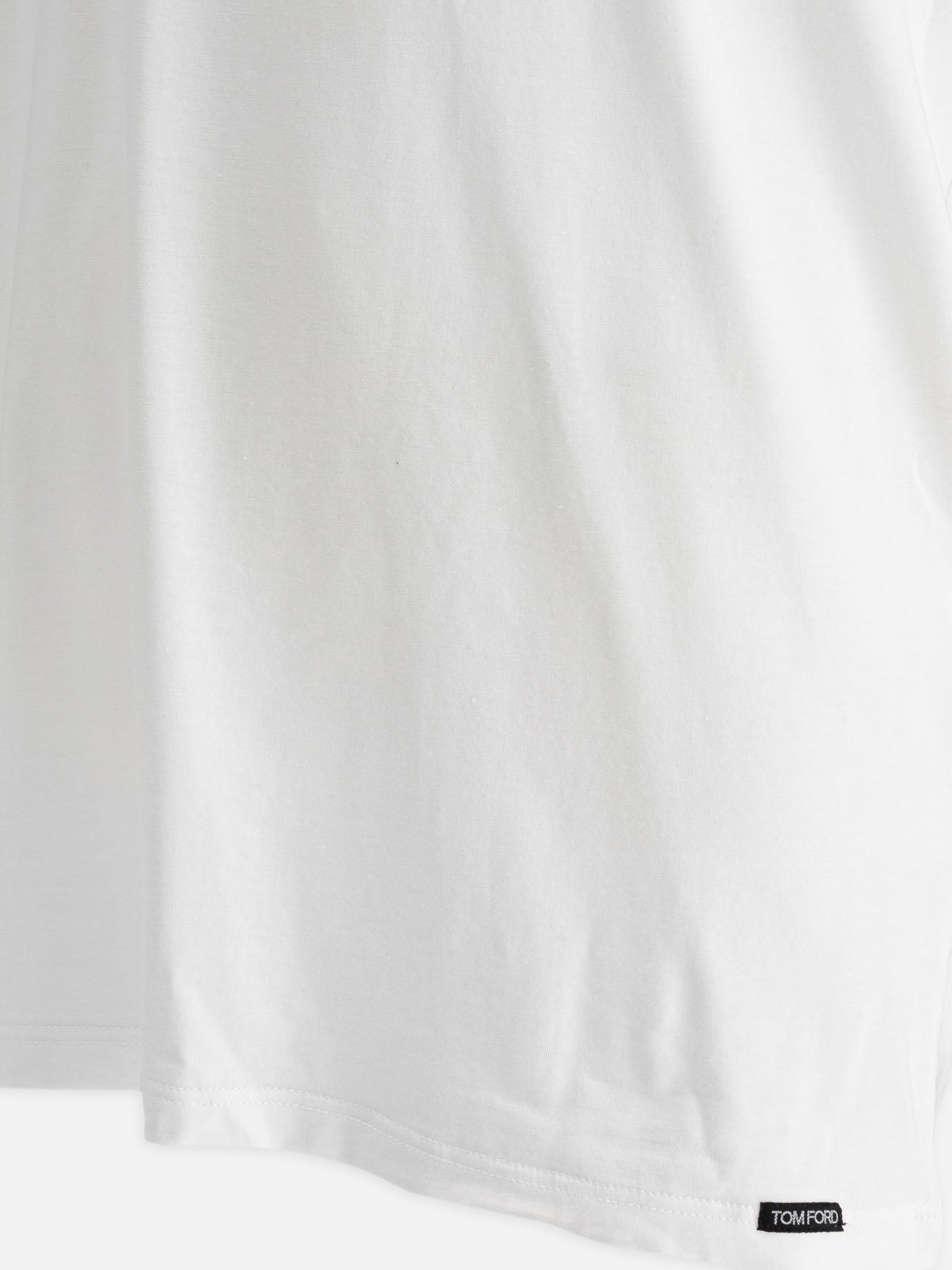 Crewneck t-shirts Solid colour  White - Tom Ford Men | PDP | VIETTI Online Store | Zoom-Modal_3
