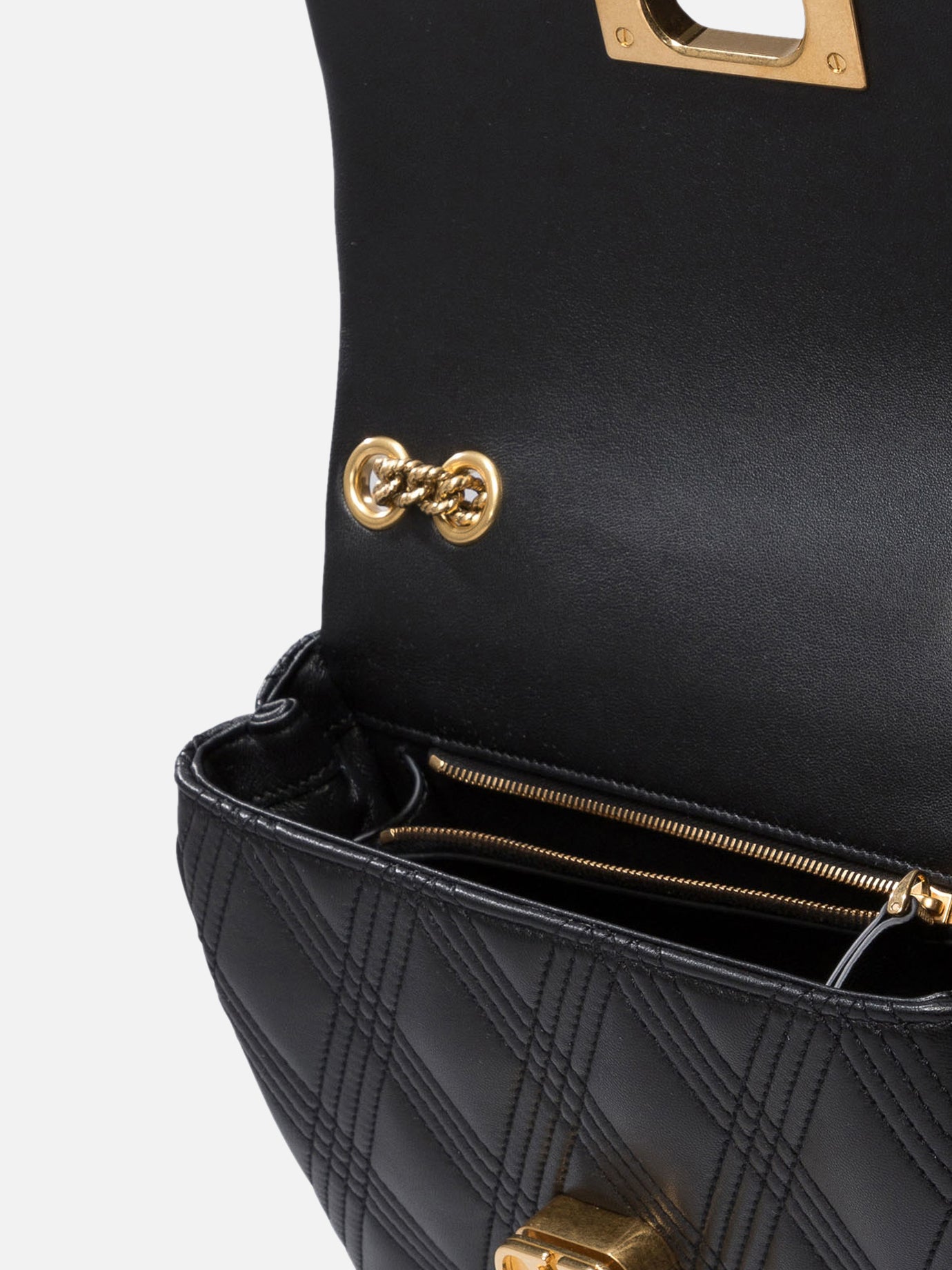 Valentino Garavani Medium &quot;Quiltie 67&quot; shoulder bag 10334153_UNI Black thumbnail_5