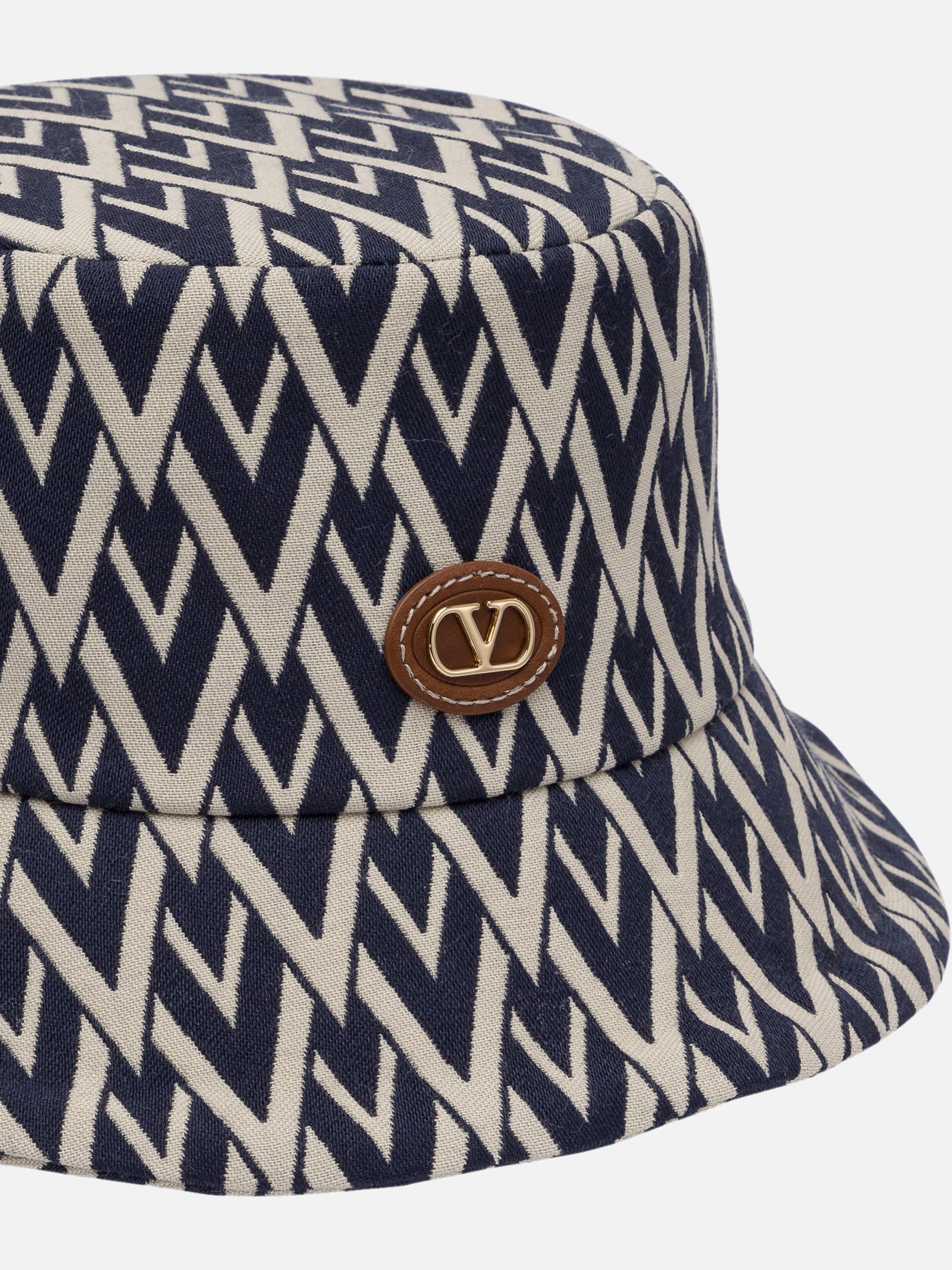 Valentino Garavani &quot;Toute la V&quot; Bucket hat 14857333_58 Blue thumbnail_4