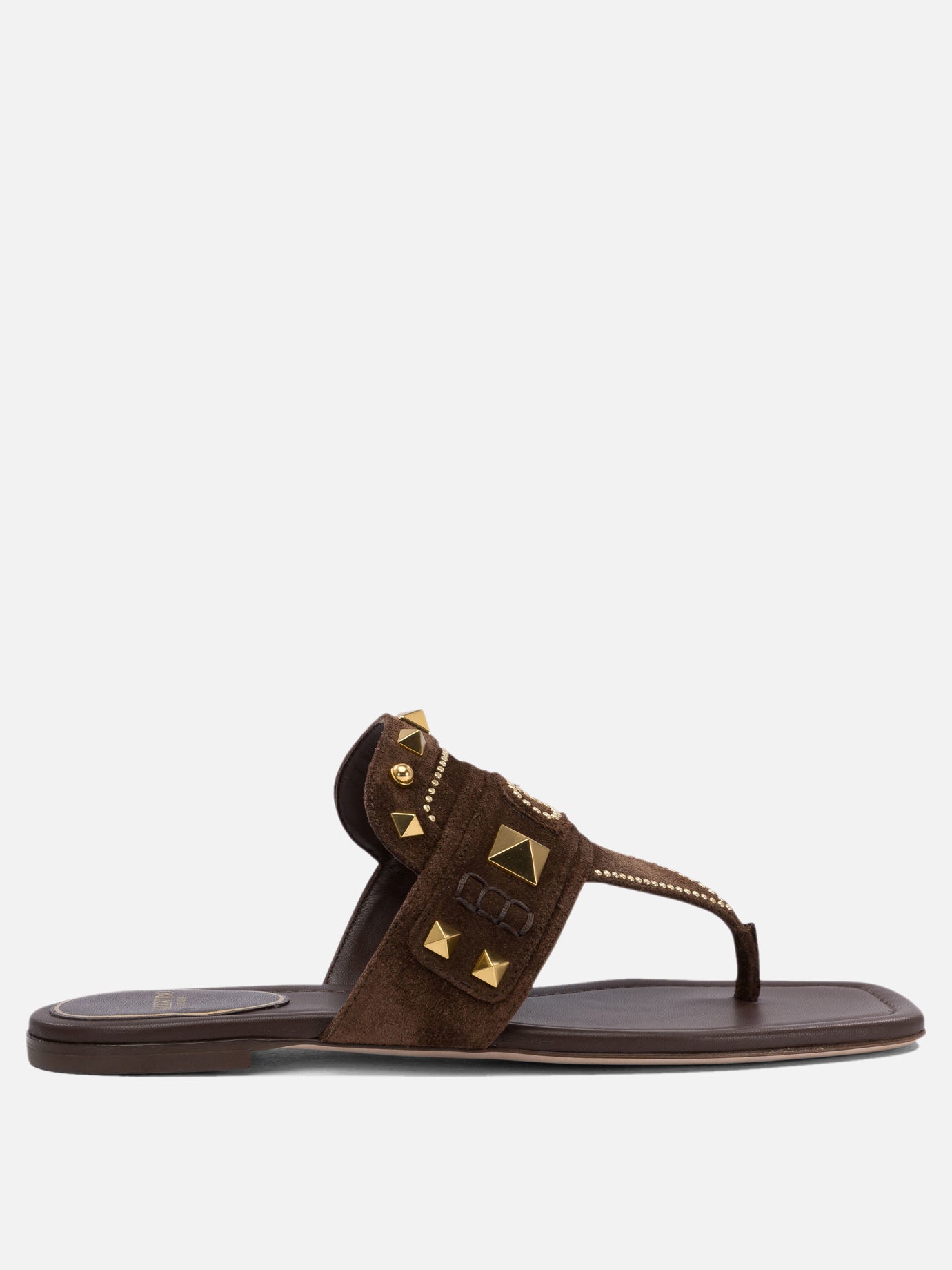 Valentino Garavani "Plaster Caster" slides Brown