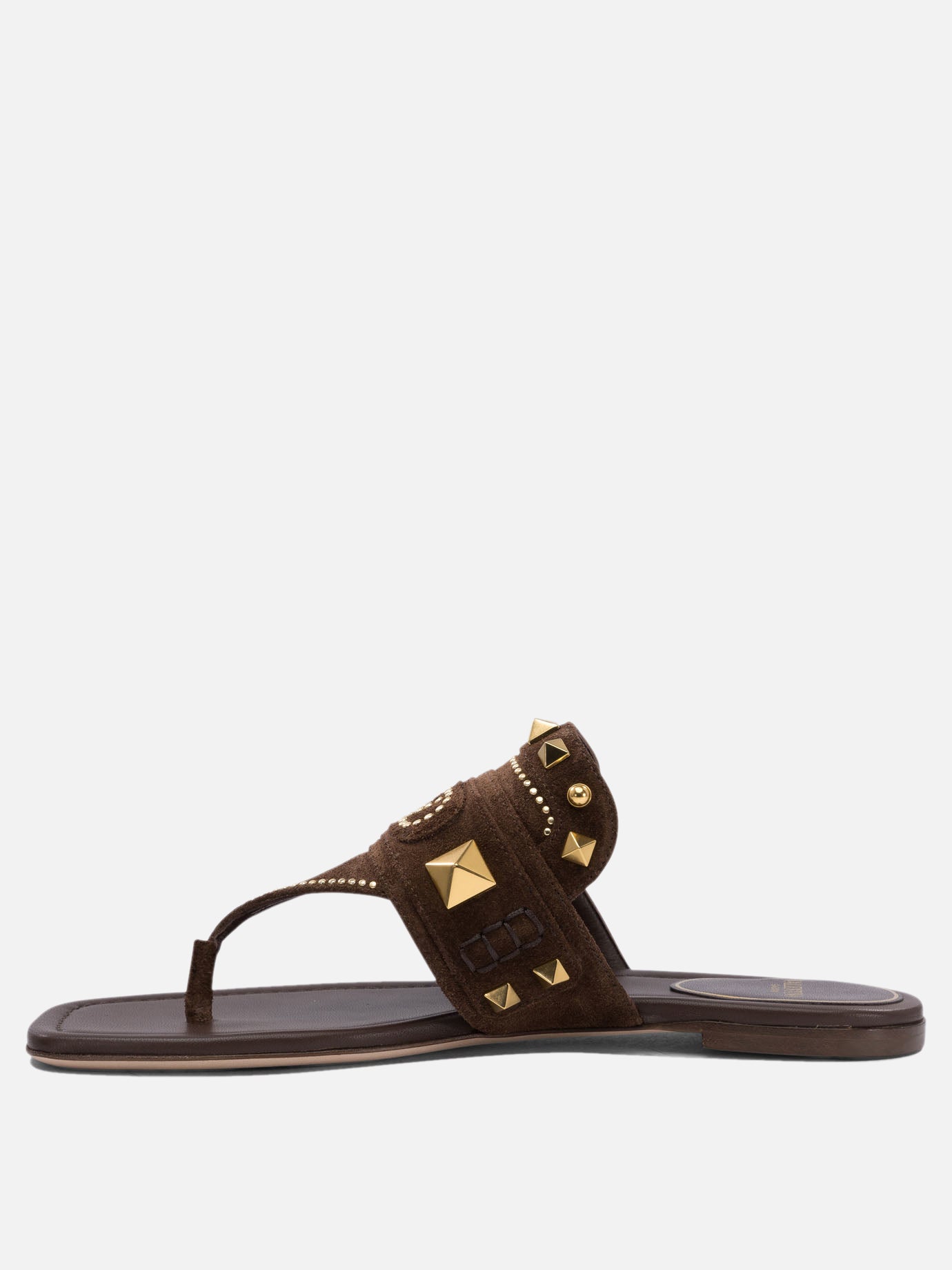Valentino Garavani &quot;Plaster Caster&quot; slides 10556408_36 Brown thumbnail_3