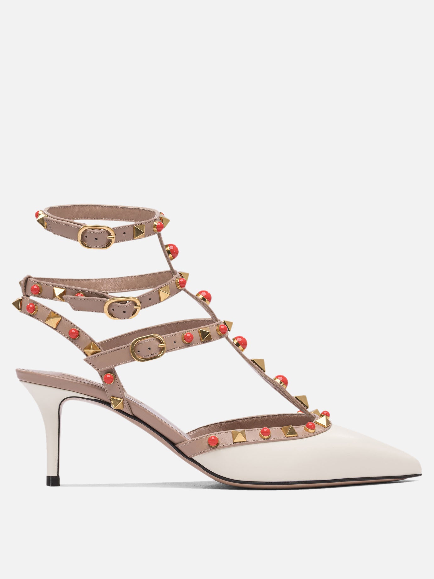 Pumps 100% leather - 100% leather  White - Valentino Garavani Women | PDP | VIETTI Online Store | Zoom-Modal

