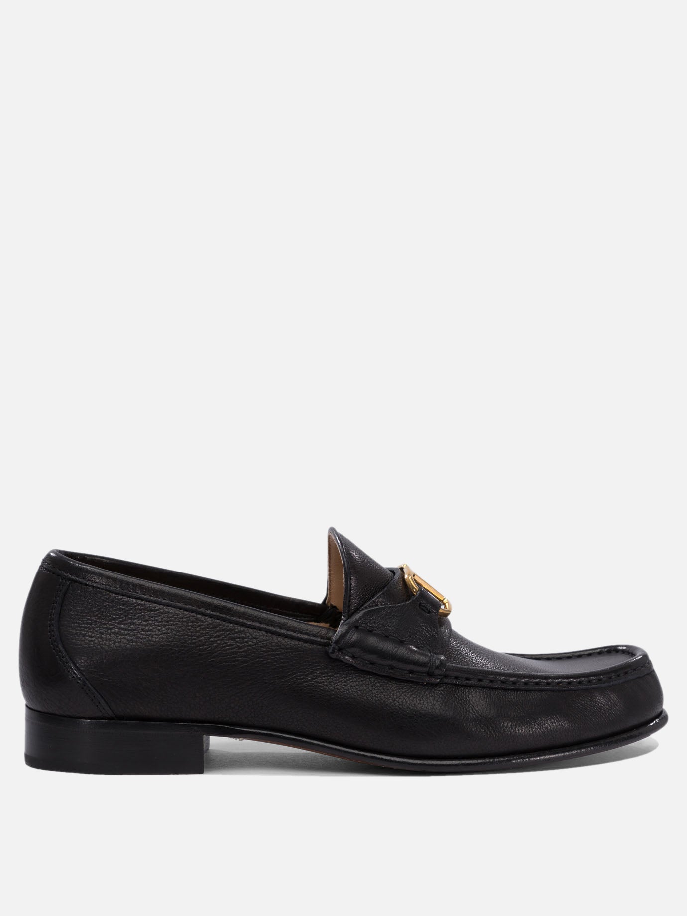Loafers 100% leather - 100% leather  Black - Valentino Garavani Men | PDP | VIETTI Online Store | thumbnail