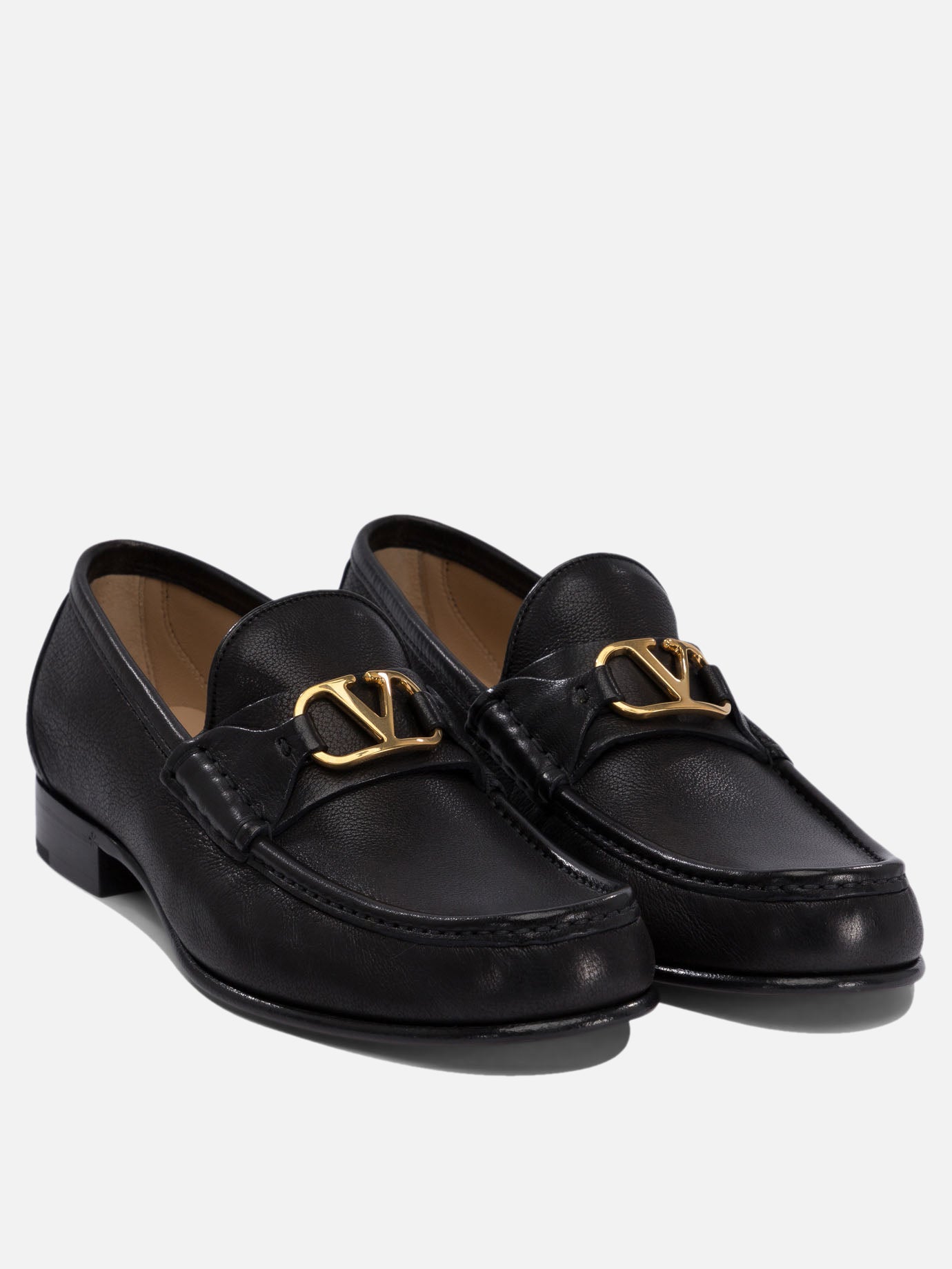 Loafers 100% leather - 100% leather  Black - Valentino Garavani Men | PDP | VIETTI Online Store | thumbnail_2