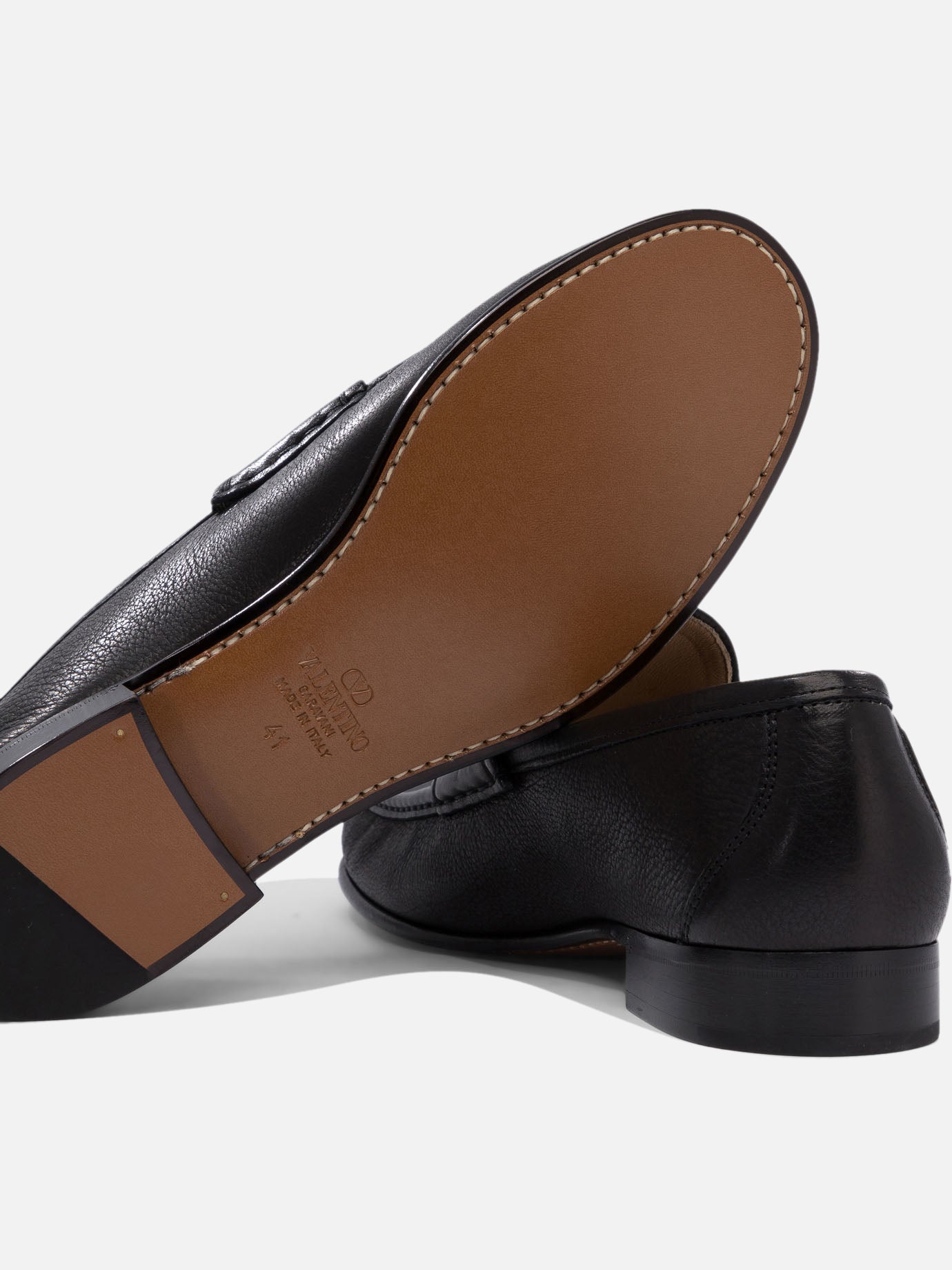 Loafers 100% leather - 100% leather  Black - Valentino Garavani Men | PDP | VIETTI Online Store | Zoom-Modal_5
