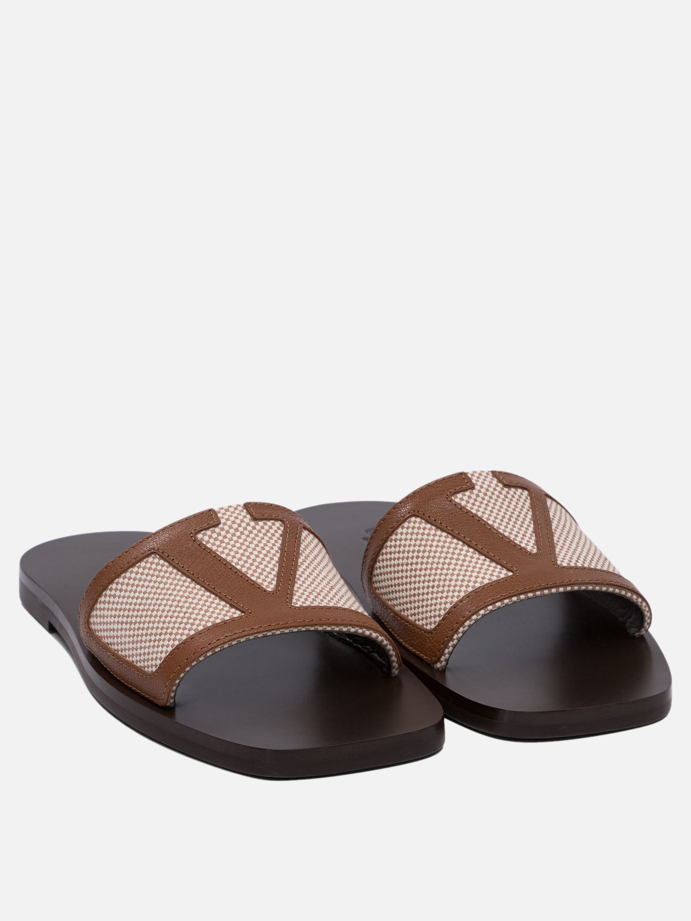 Valentino Garavani &quot;Viva Superstar&quot; slides 10468991_38 Beige thumbnail_2