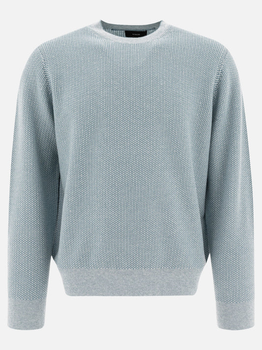 Crewneck sweaters Solid colour  Light blue - Vince Men | PLP | VIETTI Online Store 
