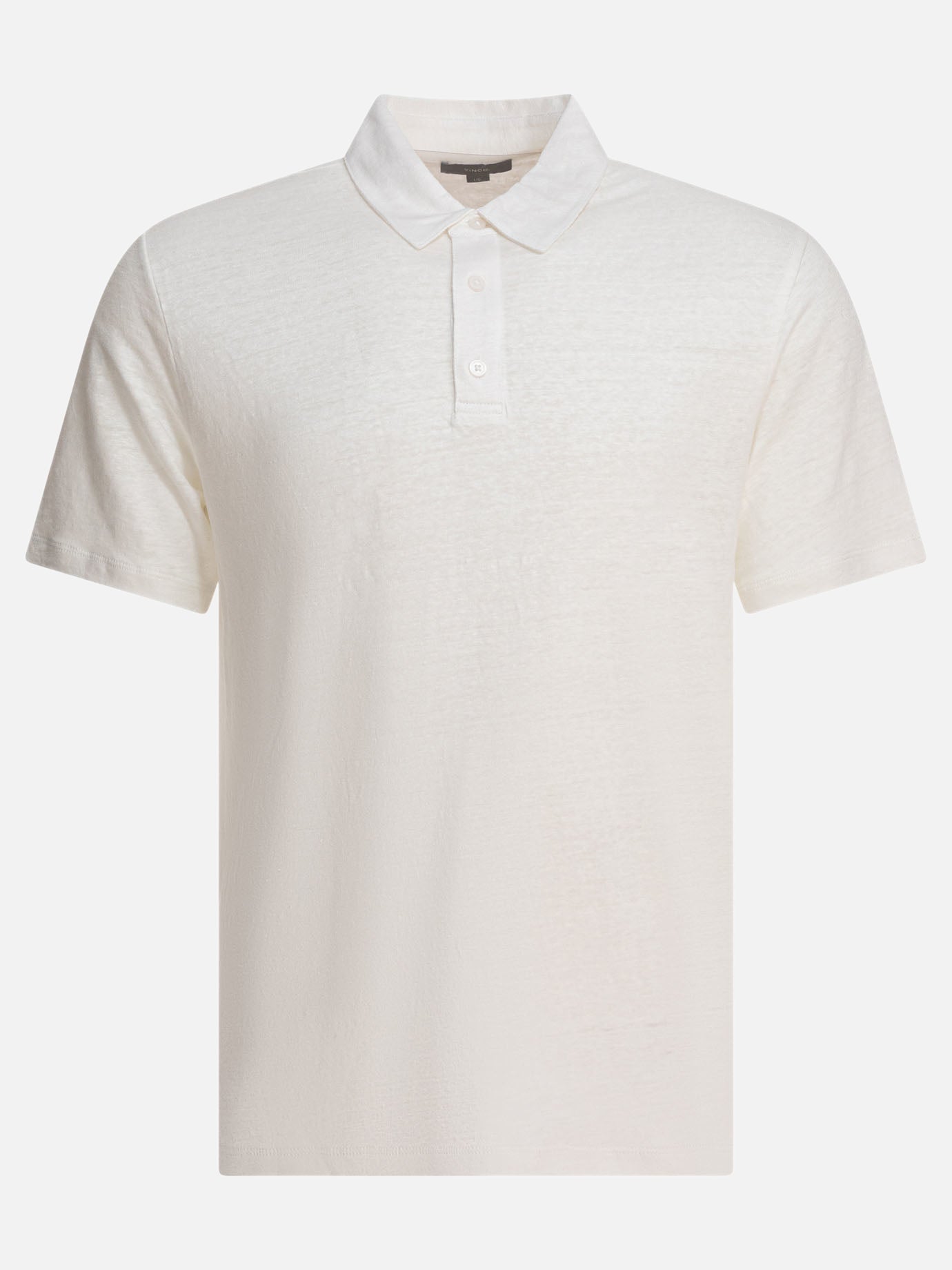 Vince Linen polo shirt 18804855_M White thumbnail_1