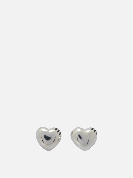 Human Made Heart earrings 12347309_UNI Silver 1