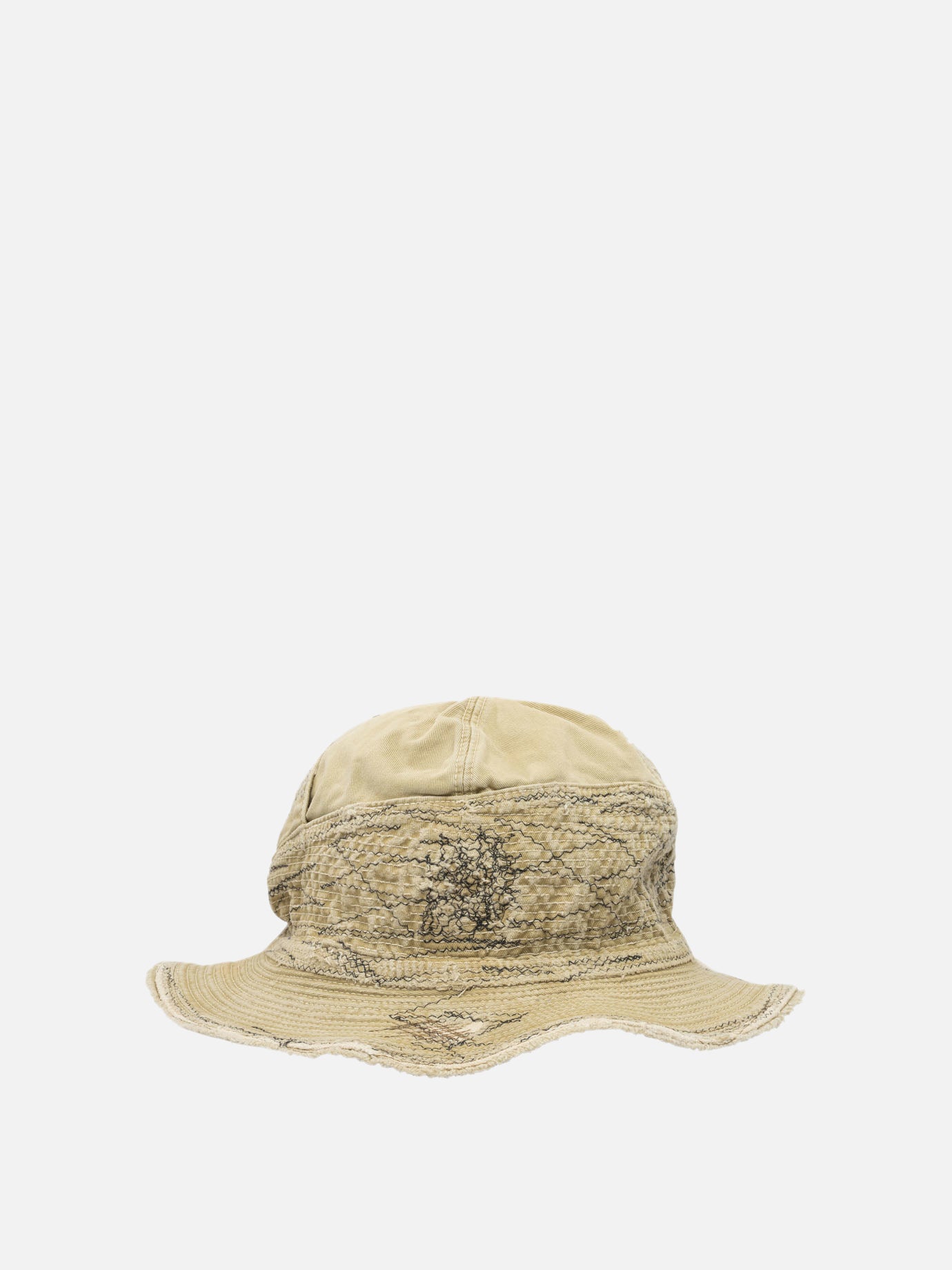 Bucket hats 100% cotton  Beige - KAPITAL Men | PDP | VIETTI Online Store | thumbnail_2