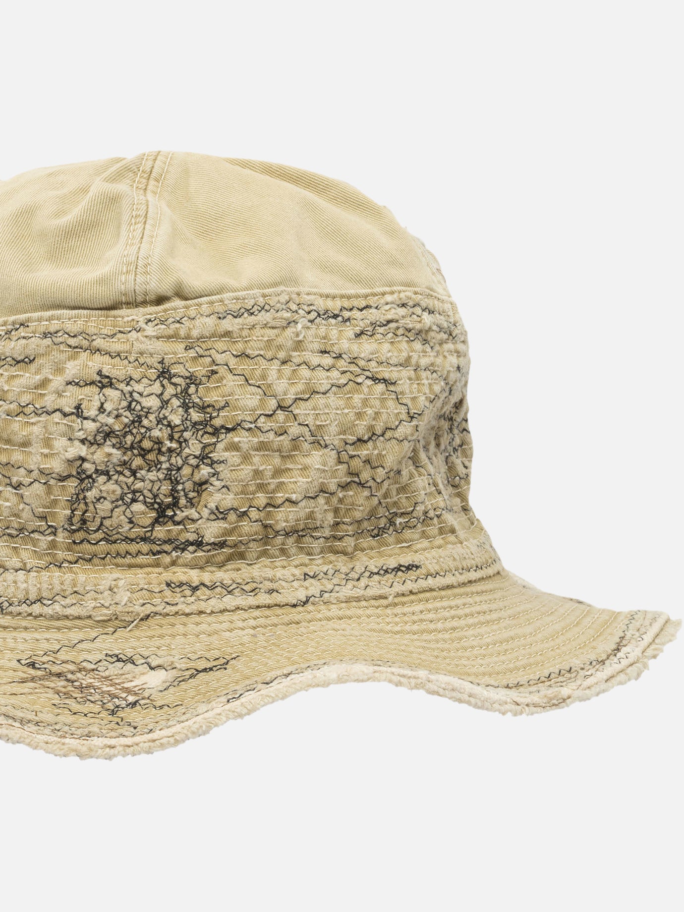 Bucket hats 100% cotton  Beige - KAPITAL Men | PDP | VIETTI Online Store | Zoom-Modal_4
