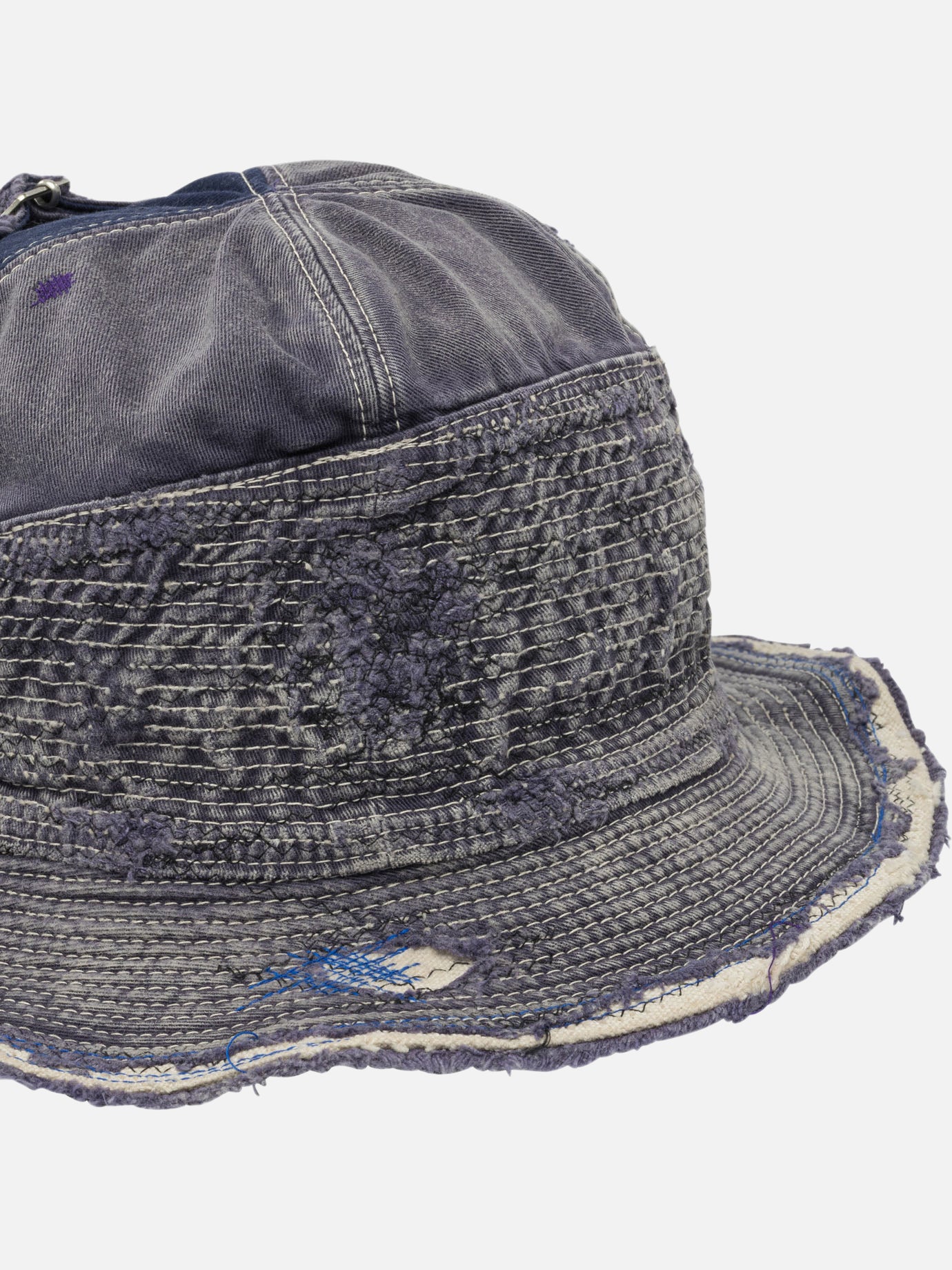 Bucket hats 100% cotton  Blue - KAPITAL Men | PDP | VIETTI Online Store | Zoom-Modal_4
