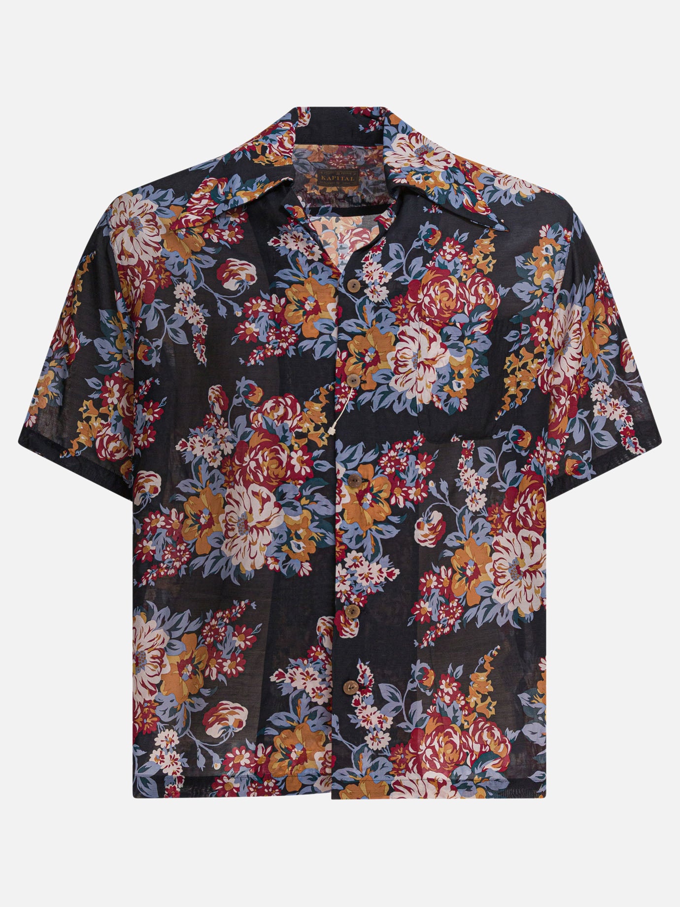Casual shirts Floral  Black - KAPITAL Men | PDP | VIETTI Online Store | Zoom-Modal
