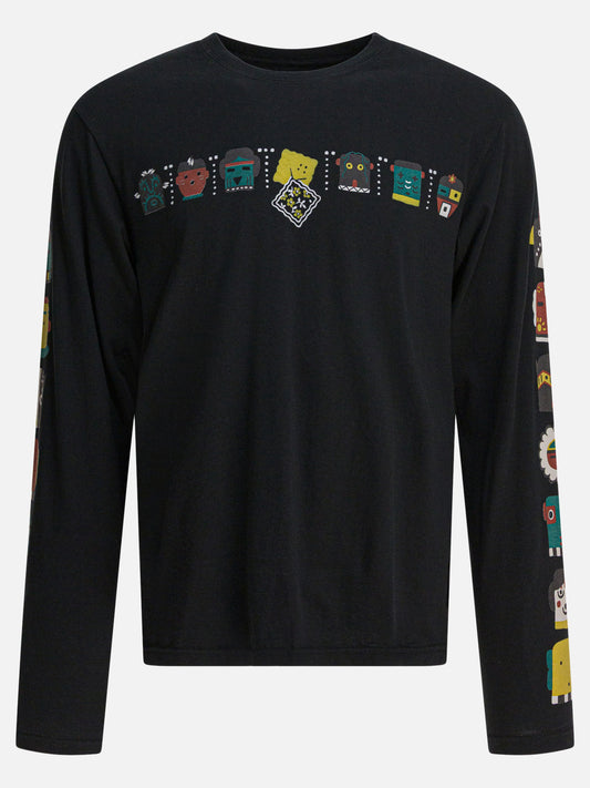 Crewneck t-shirts Print  Black - KAPITAL Men | PLP | VIETTI Online Store 
