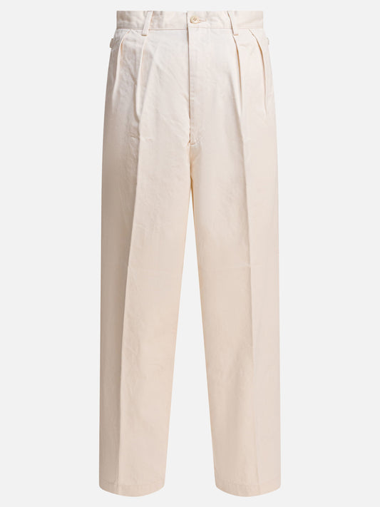 Leisure trousers Solid colour  Beige - KAPITAL Men | PLP | VIETTI Online Store 
