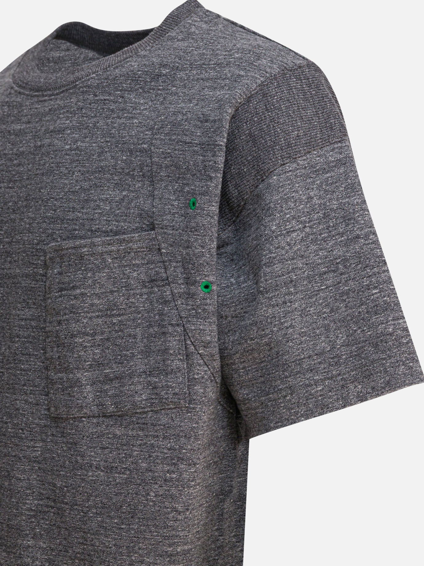 Crewneck t-shirts Solid colour  Grey - KAPITAL Men | PDP | VIETTI Online Store | Zoom-Modal_4
