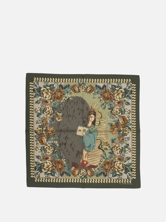 KAPITAL "Amaterasu" scarf 25220873_UNI Green 1
