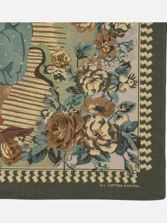 KAPITAL "Amaterasu" scarf 25220873_UNI Green 2