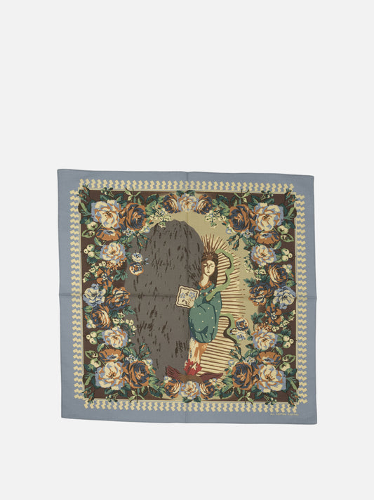 KAPITAL "Amaterasu" scarf 22834058_UNI Light blue 1