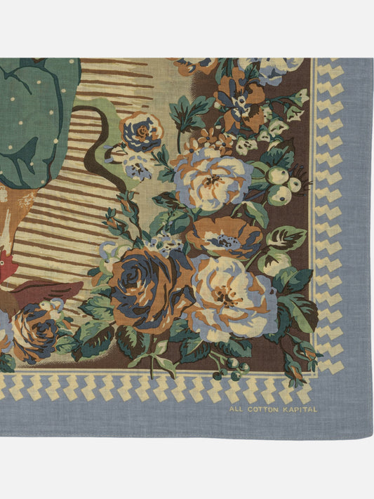 KAPITAL "Amaterasu" scarf 22834058_UNI Light blue 2