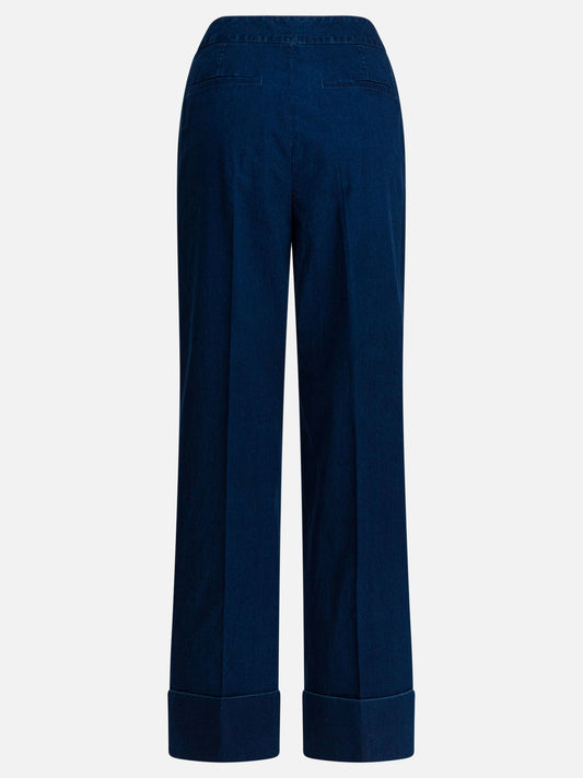 Wide-leg jeans Denim  Blue - Valentino Women | PDP | VIETTI Online Store | 2
