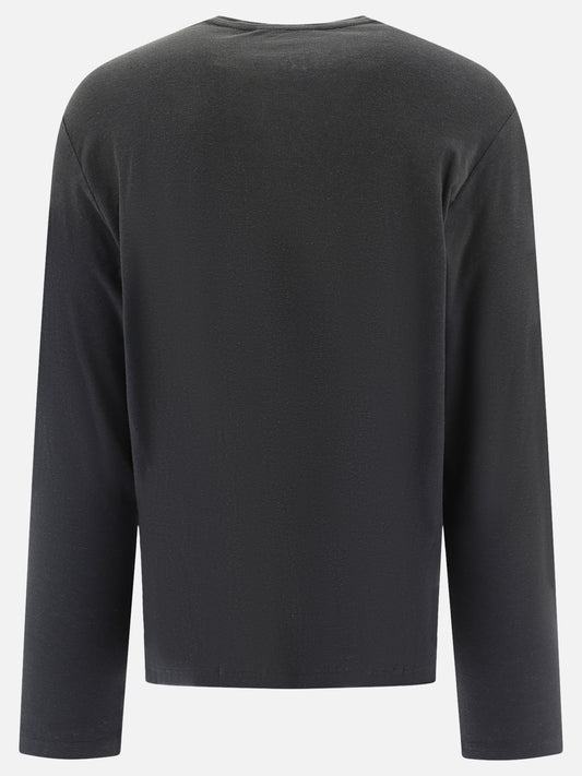 Crewneck t-shirts 85% organic cotton 15% true hemp  Black - Acne Studios Women | PLP | VIETTI Online Store | 2
