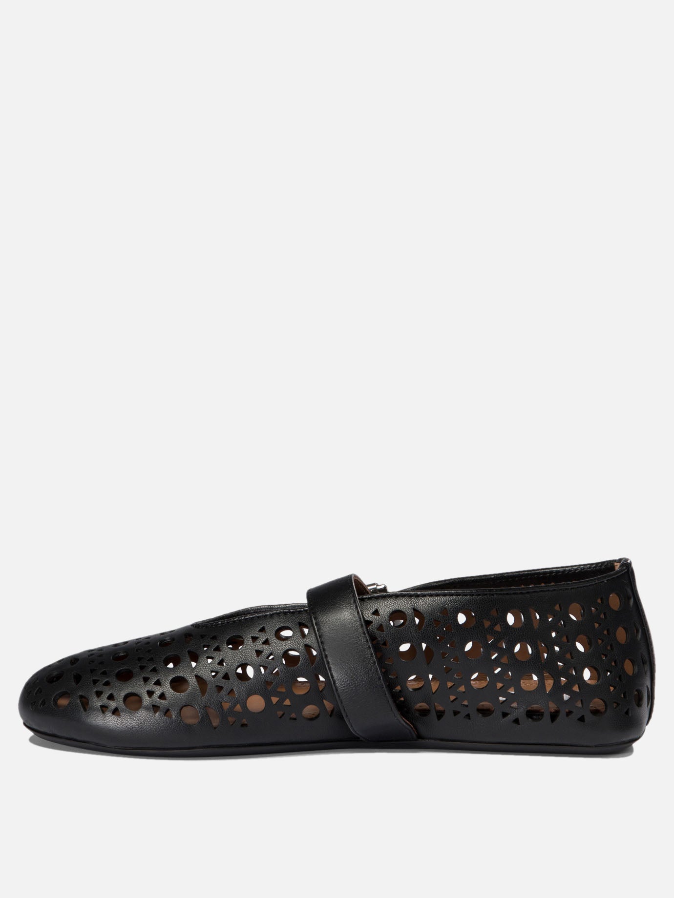 Mary Jane ballet flats 100% lamb leather - 100% rubber  Black - Alaïa Women | PDP | VIETTI Online Store | Zoom-Modal_3
