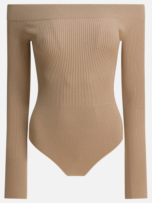 Bodysuits Solid colour  Beige - Alaïa Women | PLP | VIETTI Online Store 
