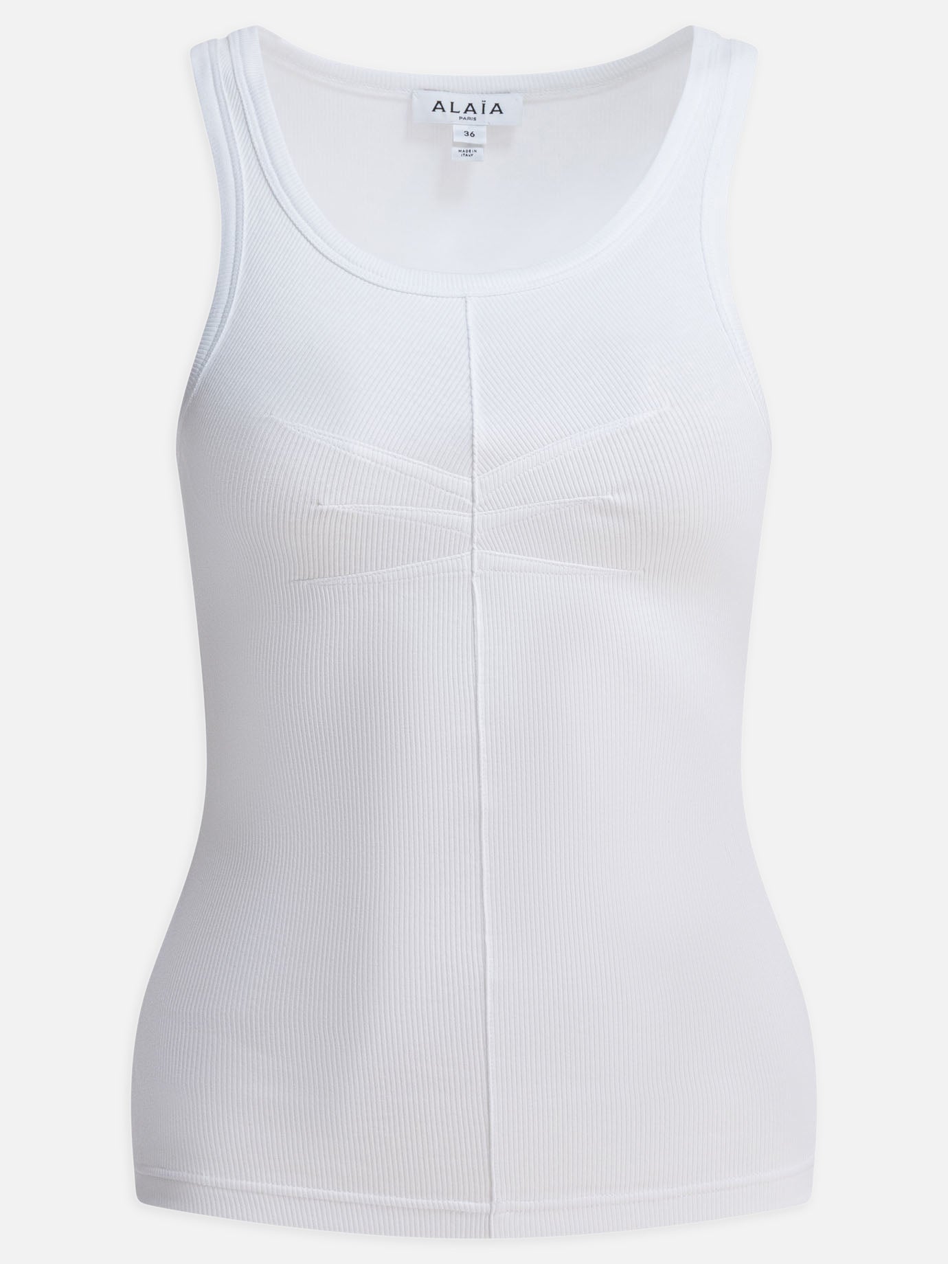 Tank tops Solid colour  White - Alaïa Women | PDP | VIETTI Online Store | Zoom-Modal
