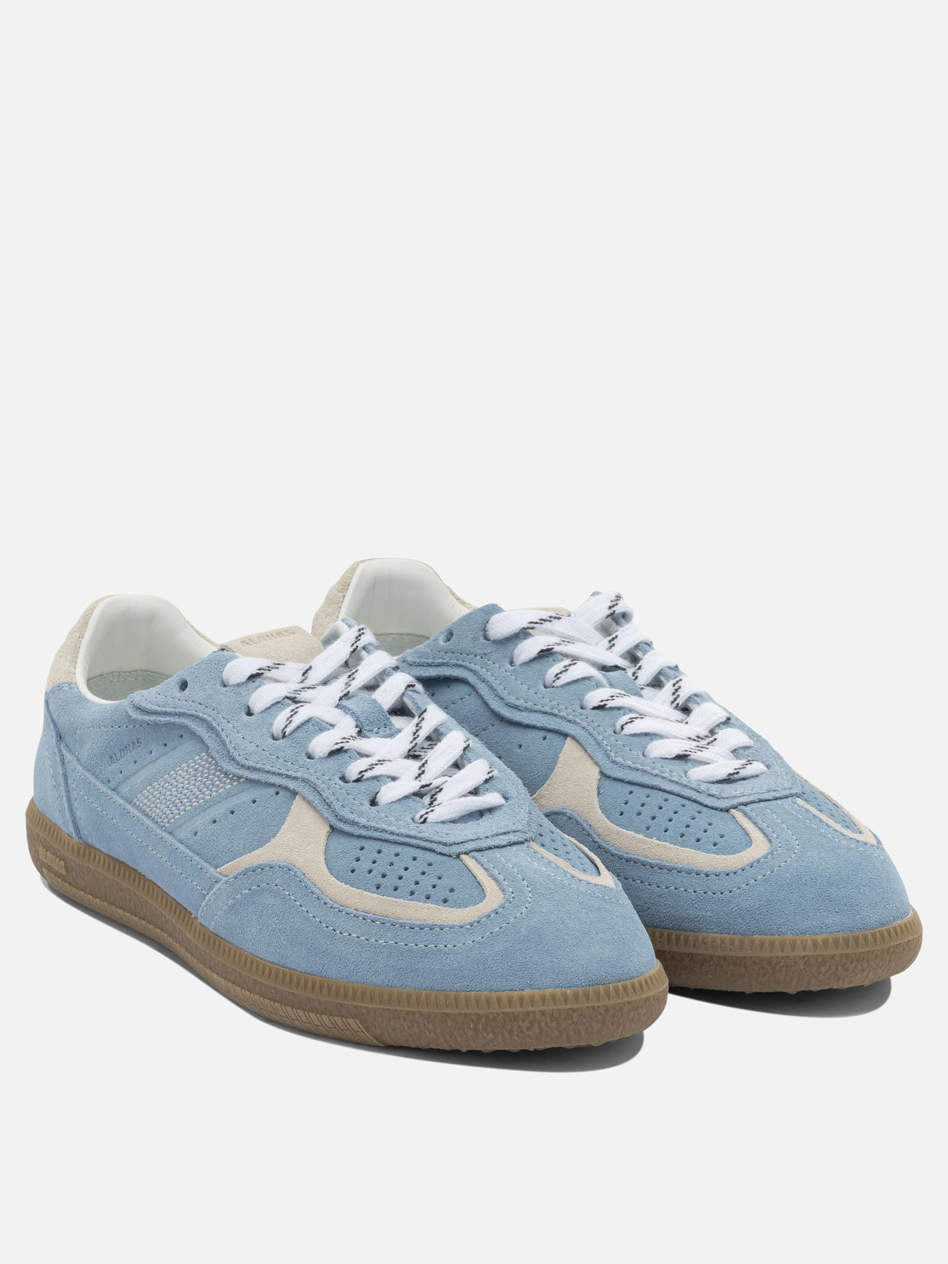 Low top sneakers 100% cow suede - 100% rubber  Light blue - Alohas Women | PDP | VIETTI Online Store | Zoom-Modal_2
