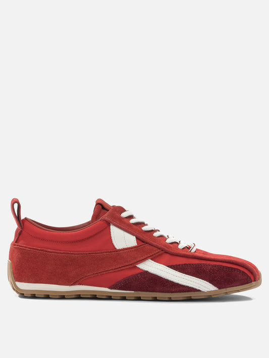 Low top sneakers 100% cow leather - 100% rubber  Red - Alohas Women | PDP | VIETTI Online Store 
