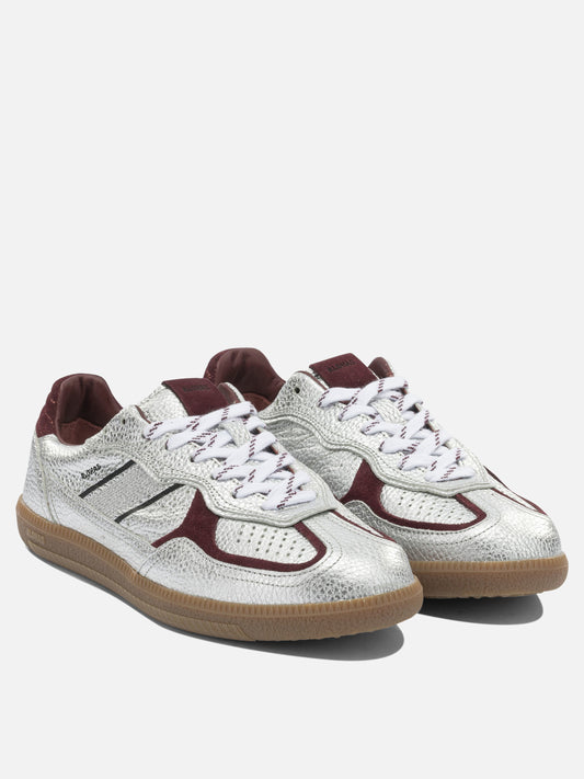 Low top sneakers 100% leather - 100% rubber  Silver - Alohas Women | PLP | VIETTI Online Store | 2
