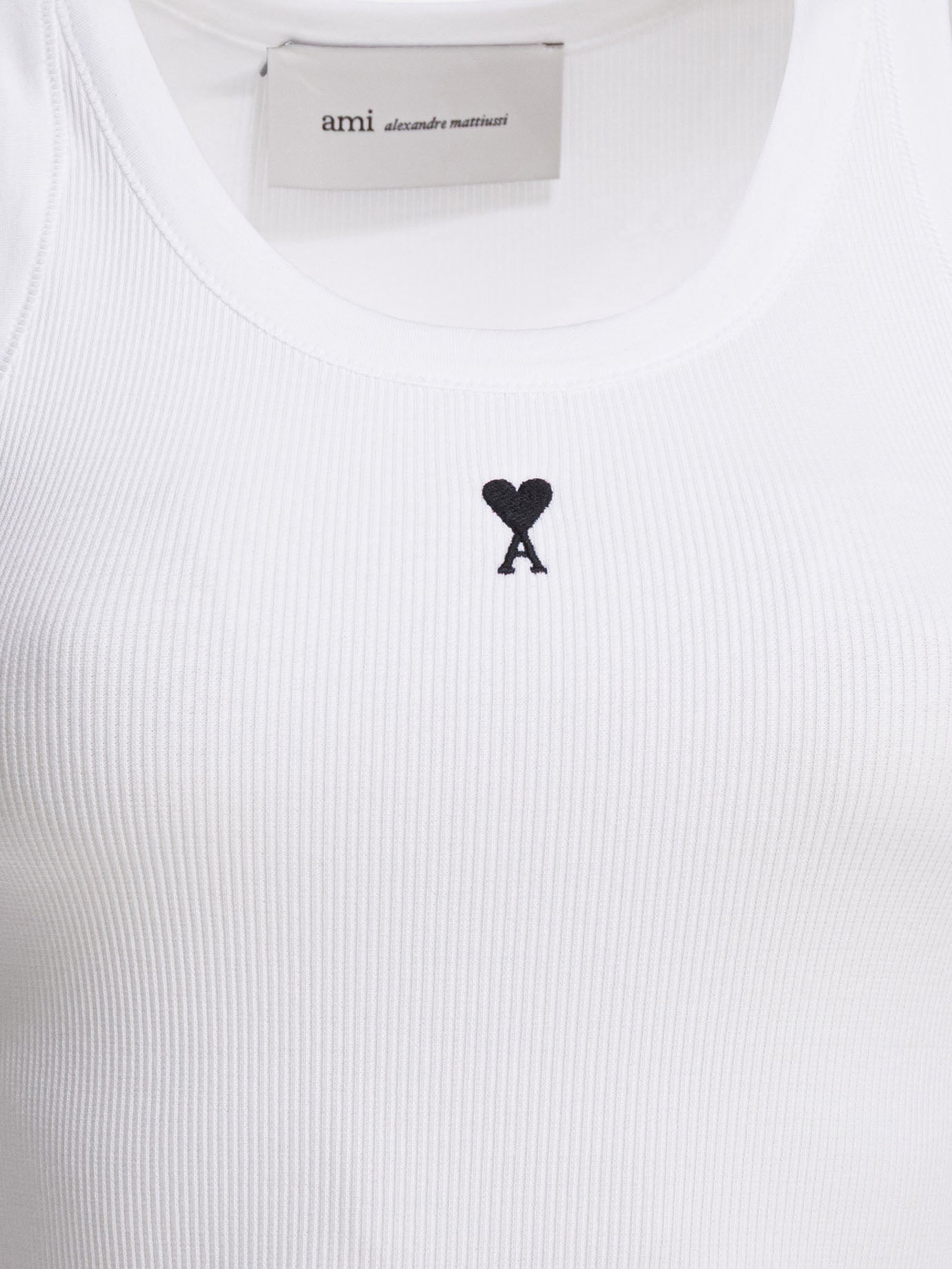 Tank tops Logo  White - Ami Paris Women | PDP | VIETTI Online Store | thumbnail_3