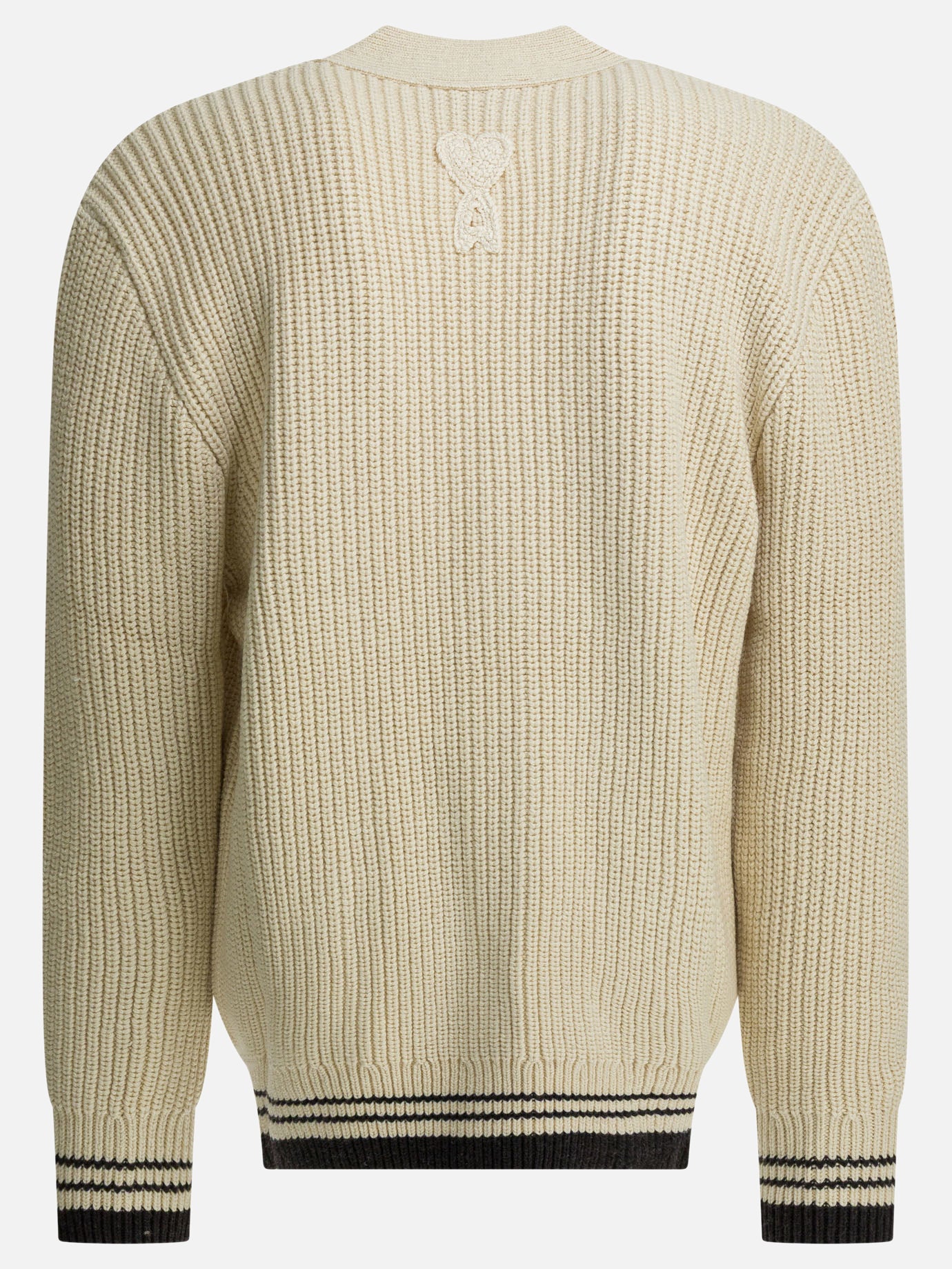 Cardigans Logo  White - Ami Paris Men | PDP | VIETTI Online Store | Zoom-Modal_2
