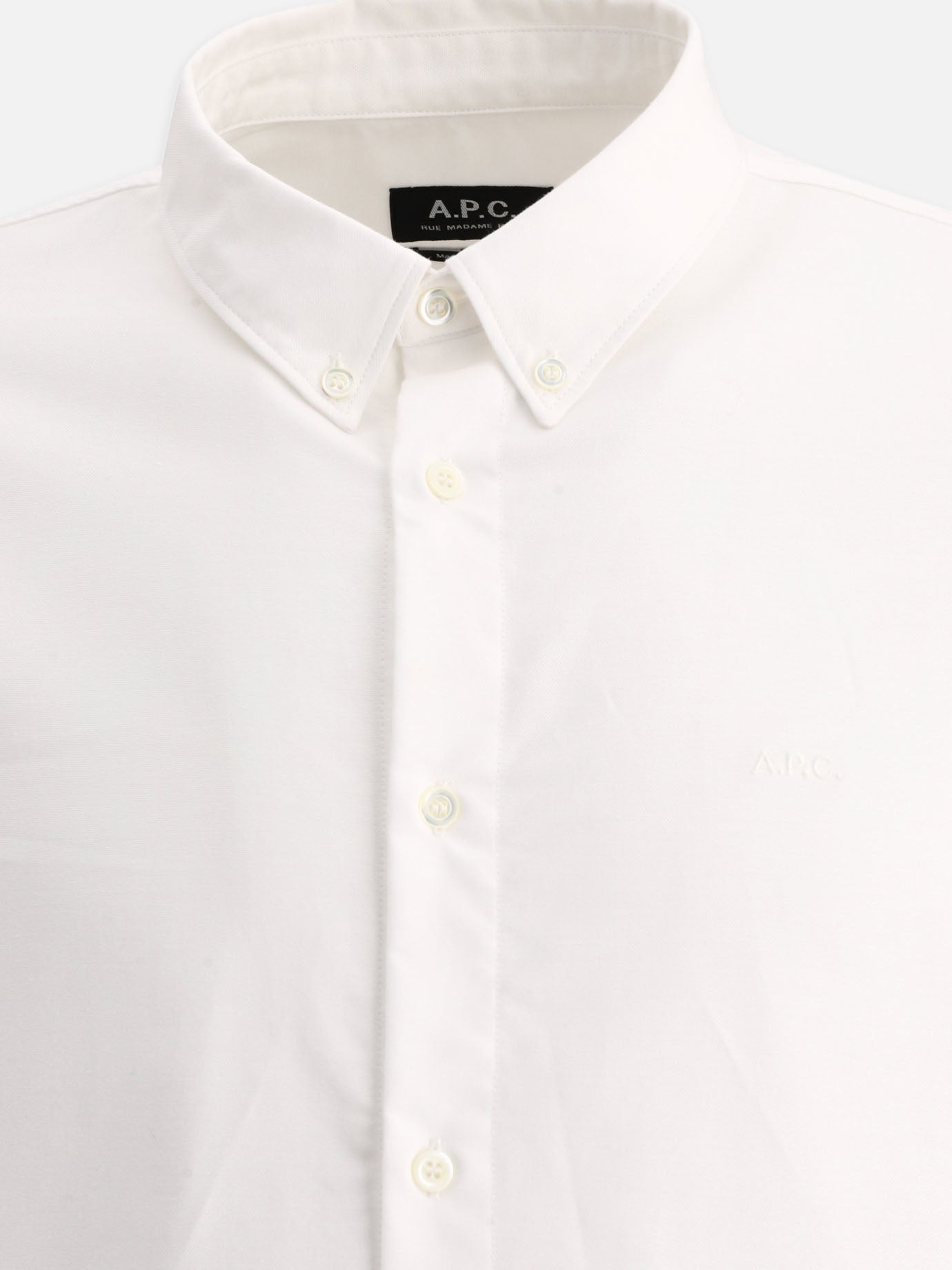 Formal shirts Logo  White - A.P.C. Men | PDP | VIETTI Online Store | thumbnail_3