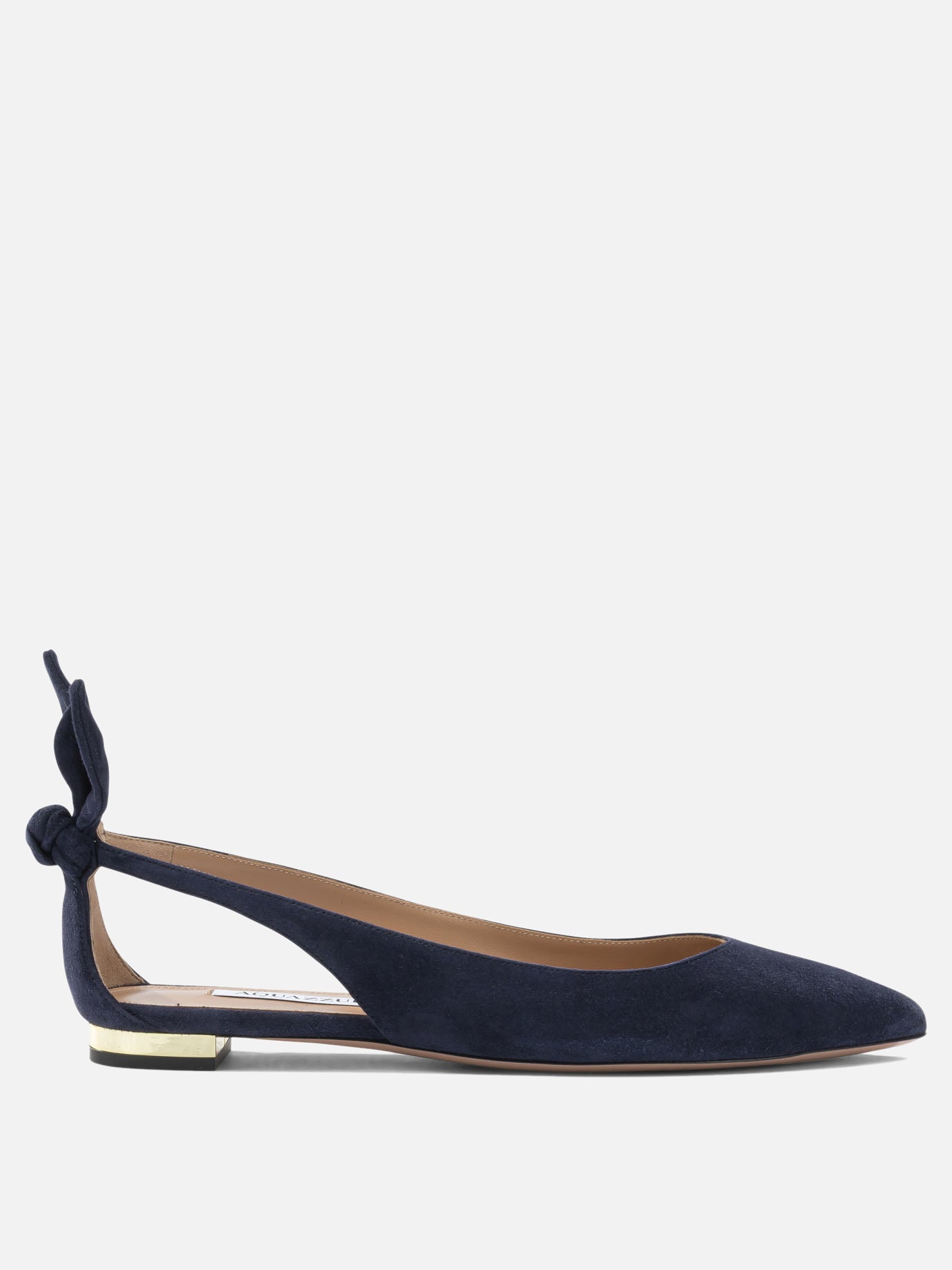 Classic ballet flats 100% kid leather - 100% calf leather  Blue - Aquazzura Women | PDP | VIETTI Online Store | Zoom-Modal
