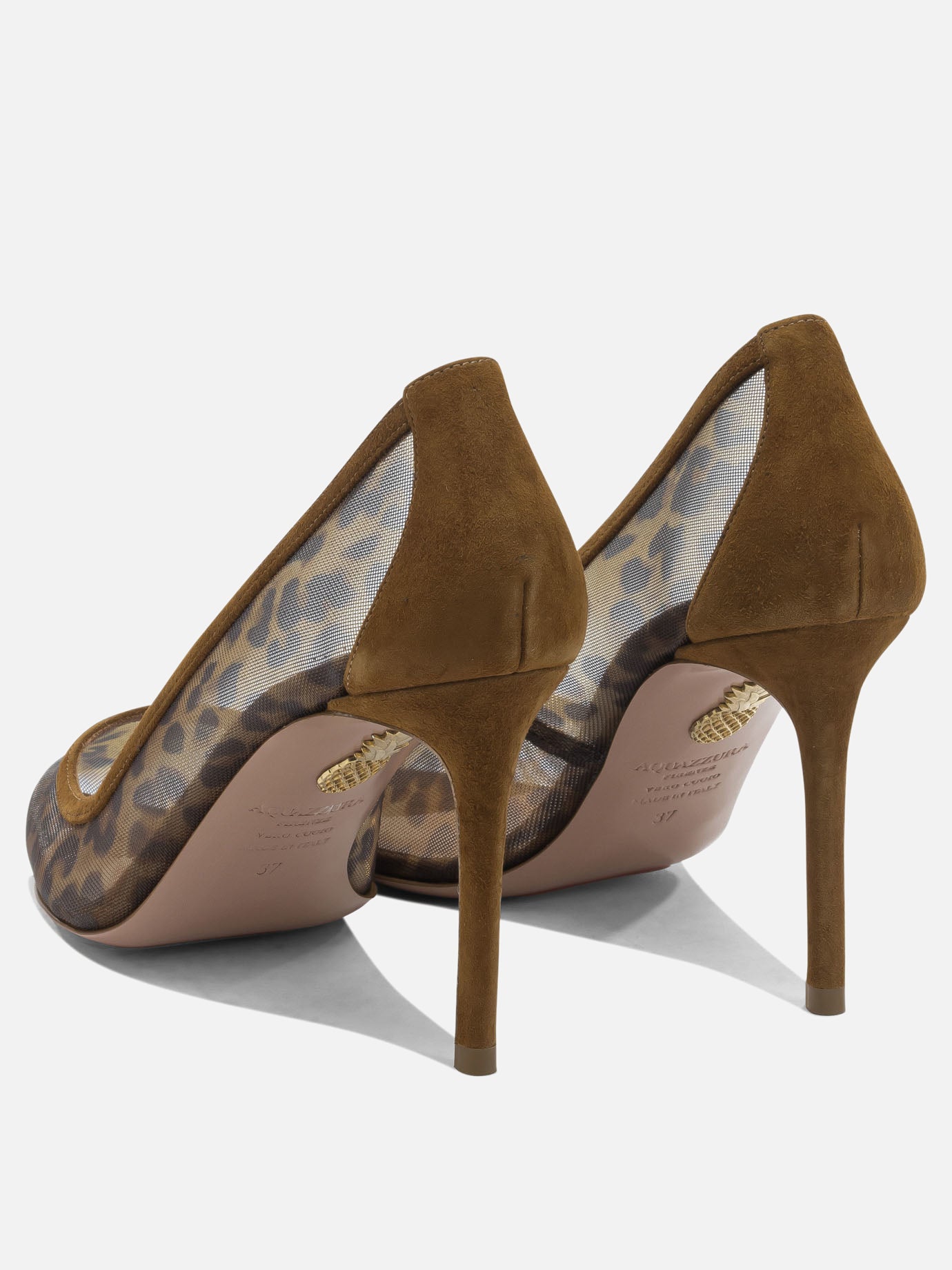 Pumps 100% fabric - 100% leather  Brown - Aquazzura Women | PDP | VIETTI Online Store | thumbnail_4
