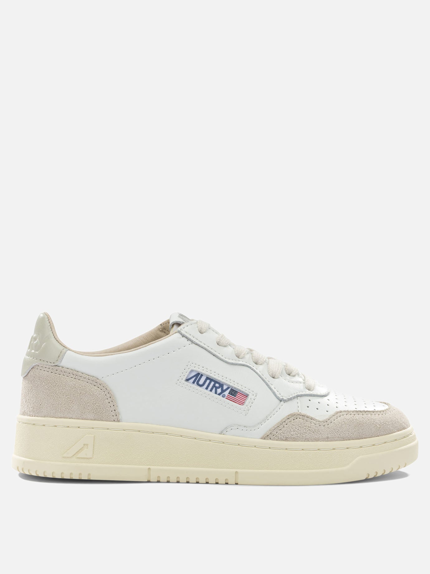 Low top sneakers 70% leather 20% suede 10% nylon  White - Autry Women | PDP | VIETTI Online Store | Zoom-Modal
