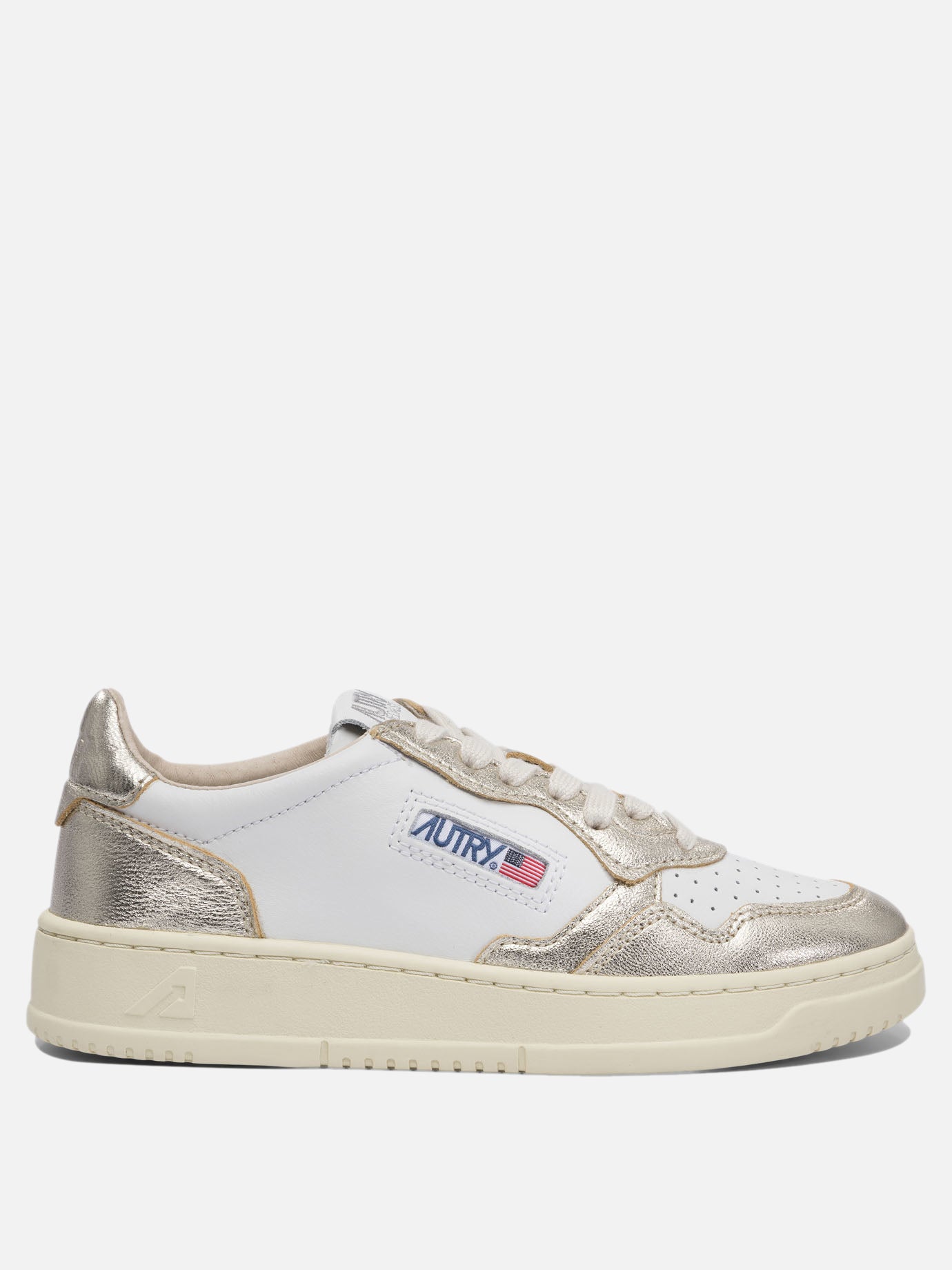 Low top sneakers 100% cow leather - 100% rubber  White - Autry Women | PDP | VIETTI Online Store | thumbnail