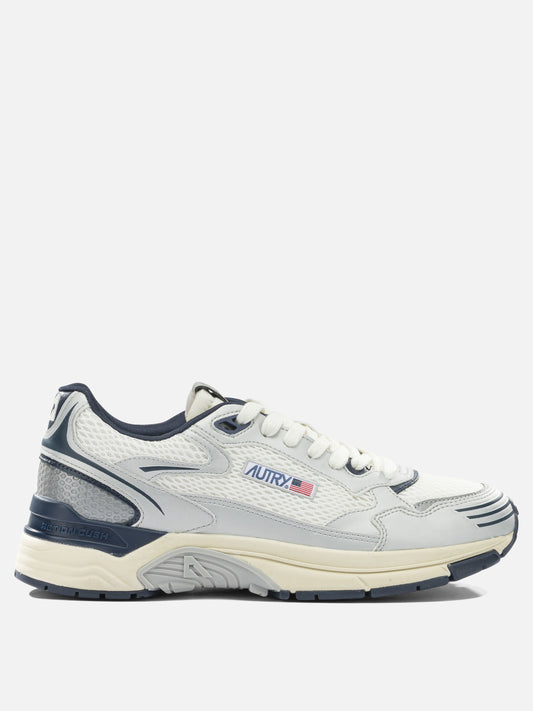 Low top sneakers 45% polyurethane 40% mesh 10% nylon 5% cow leather - 40% phylon 40% rubber 20% thermoplastic polyurethane  Silver - Autry Men | PLP | VIETTI Online Store 
